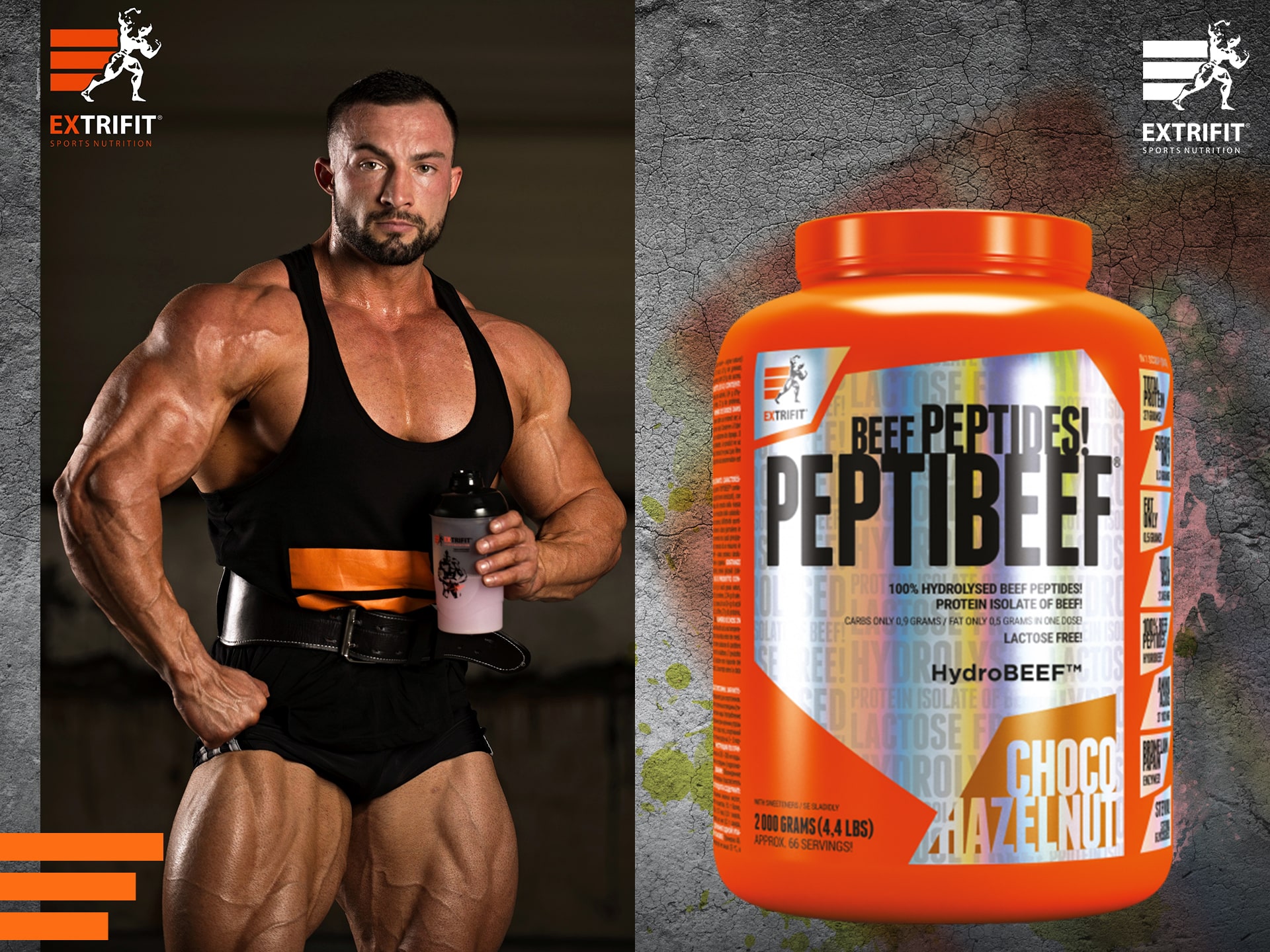 EXTRIFIT PEPTIBEEF - 2000g