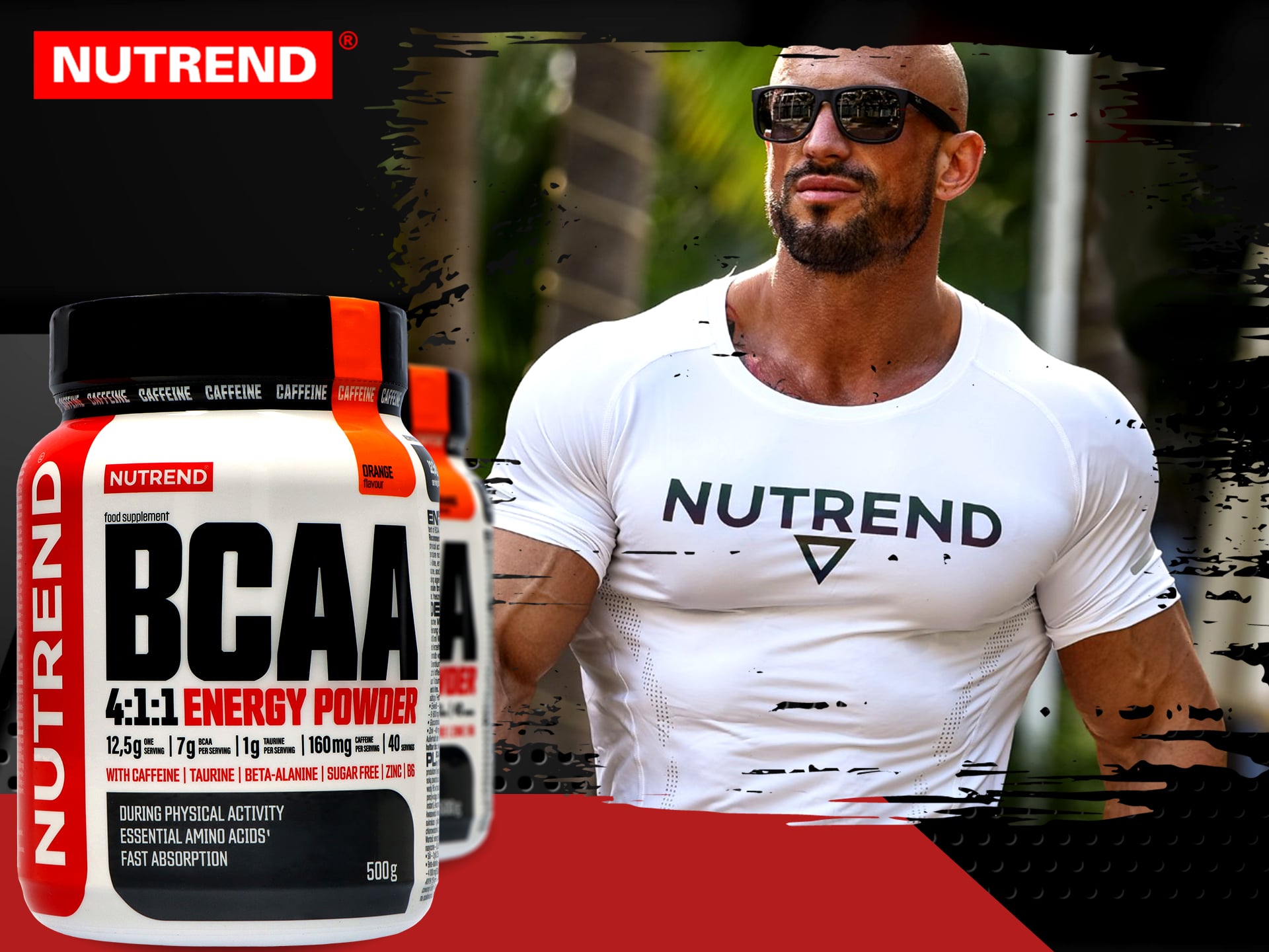 NUTREND BCAA Energy Powder 4:1:1 - 500g