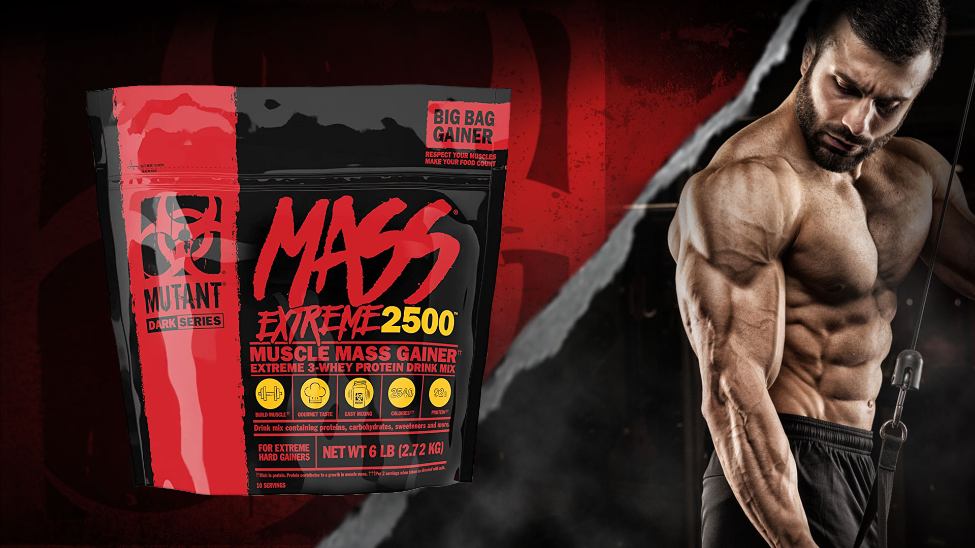 PVL Mutant Mass XXXtreme - 2720g PROTÉINE