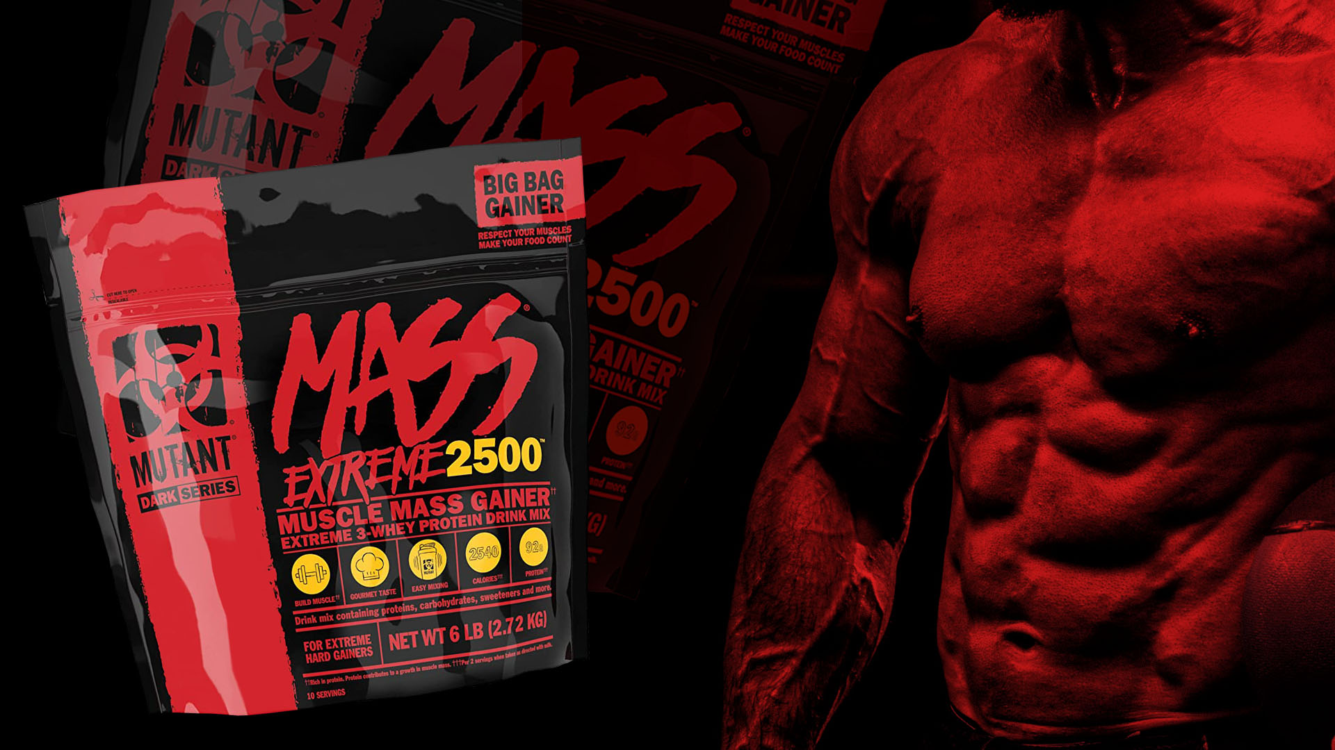 PVL Mutant Mass XXXtreme - 2720g PROTÉINE