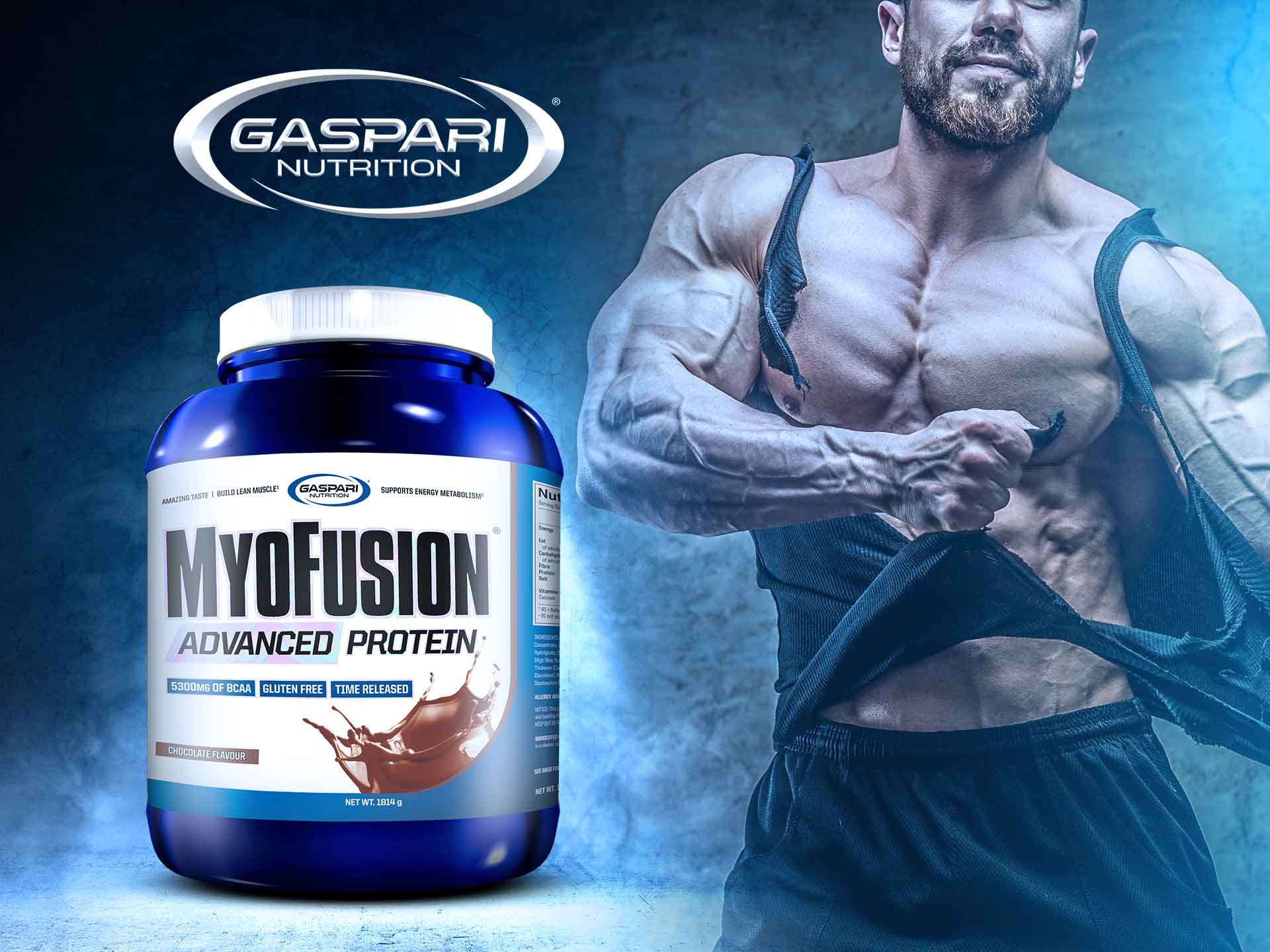 Gaspari nutrition myofusion 1814g czekoladoa