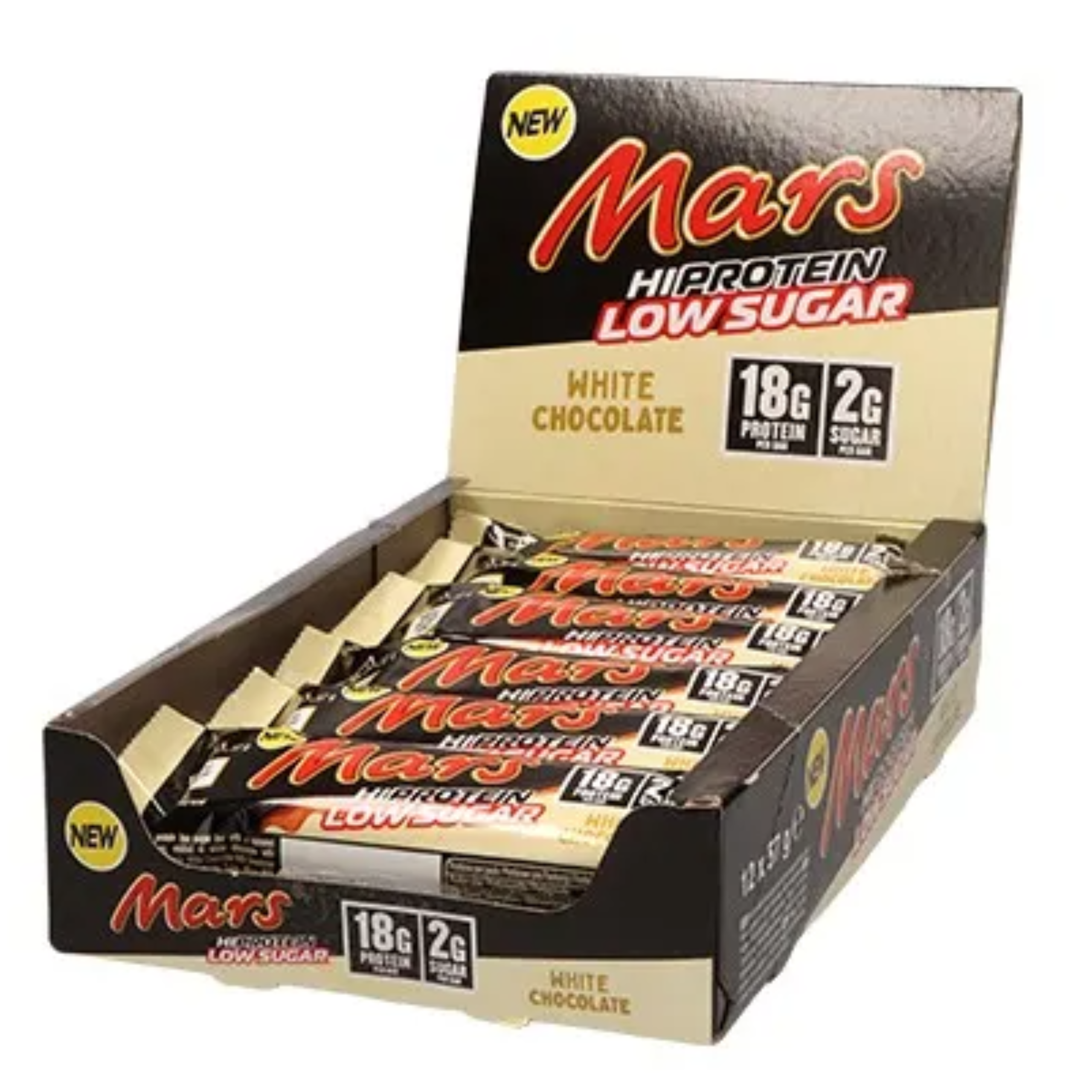 Mars - Barre Mars HIProtein LS - 12x 57g - Chocolat blanc mars_white_choco_2560x2560