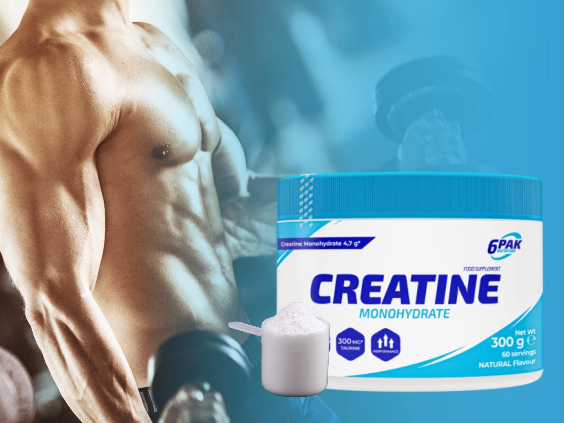 monohydrate de créatine en poudre naturel