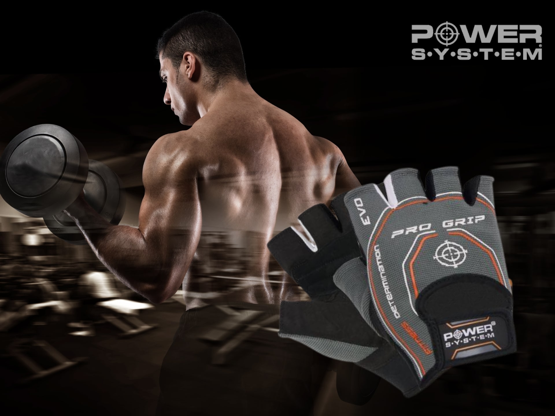 POWER SYSTEM Rękawice - Pro Grip Evo - Gray