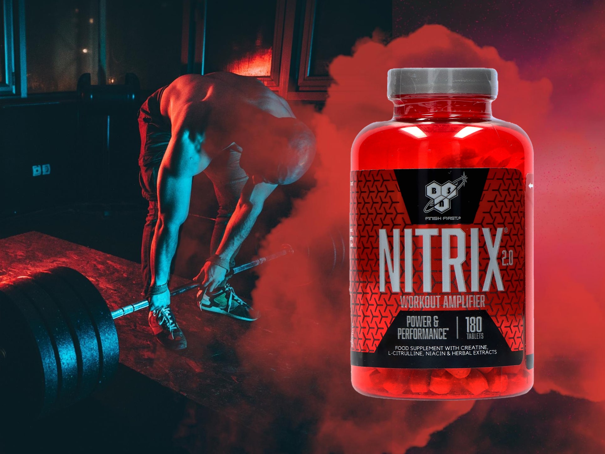 BSN Nitrix 2.0 - 180 tabs puissance