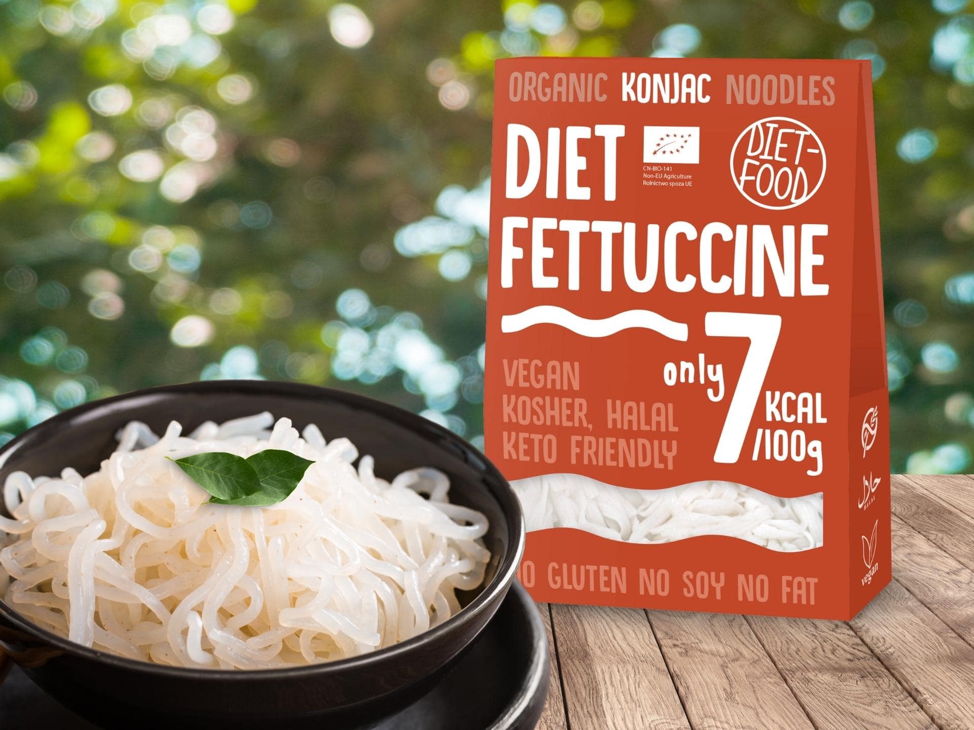 DIET FOOD Bio - Diet Fettuccine - 300g - Makaron Konjac