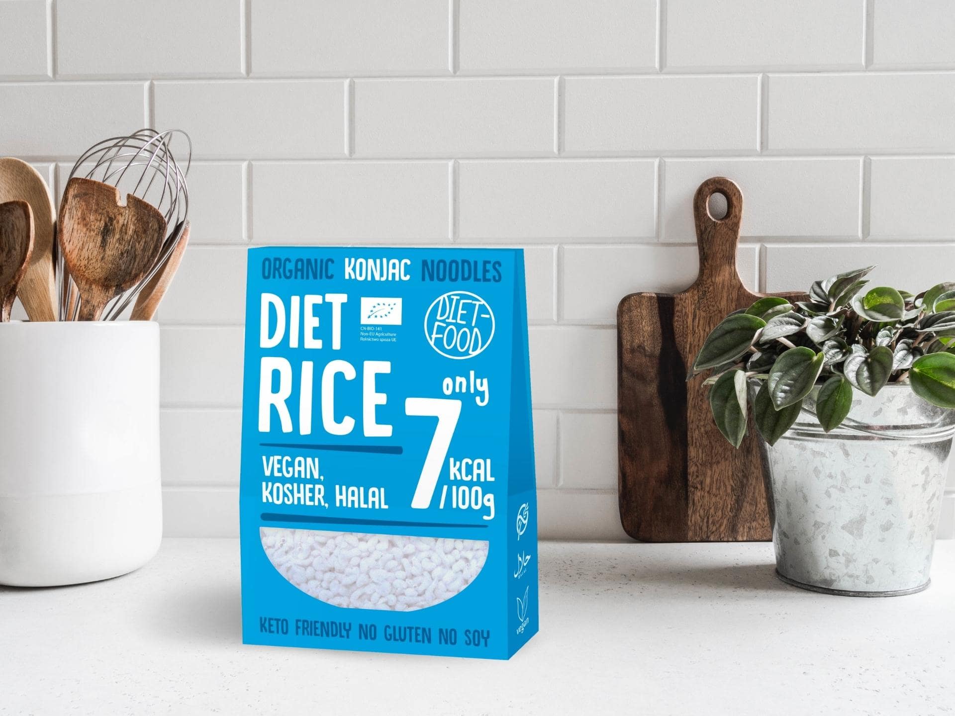 diet rice 0 kcal makaron no sugar gluten free