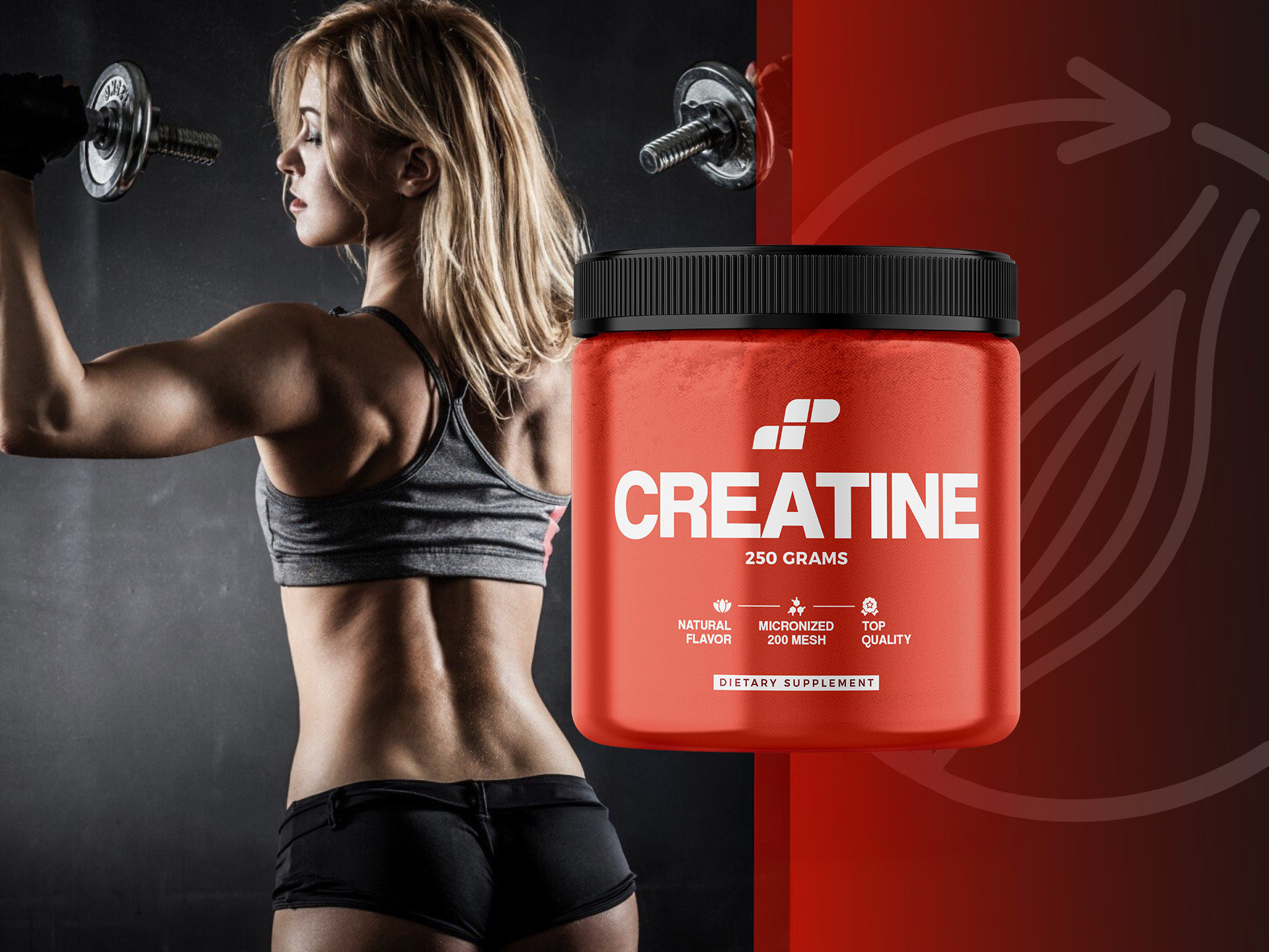 Monohydrate de créatine - MP Sport - endurance, performance