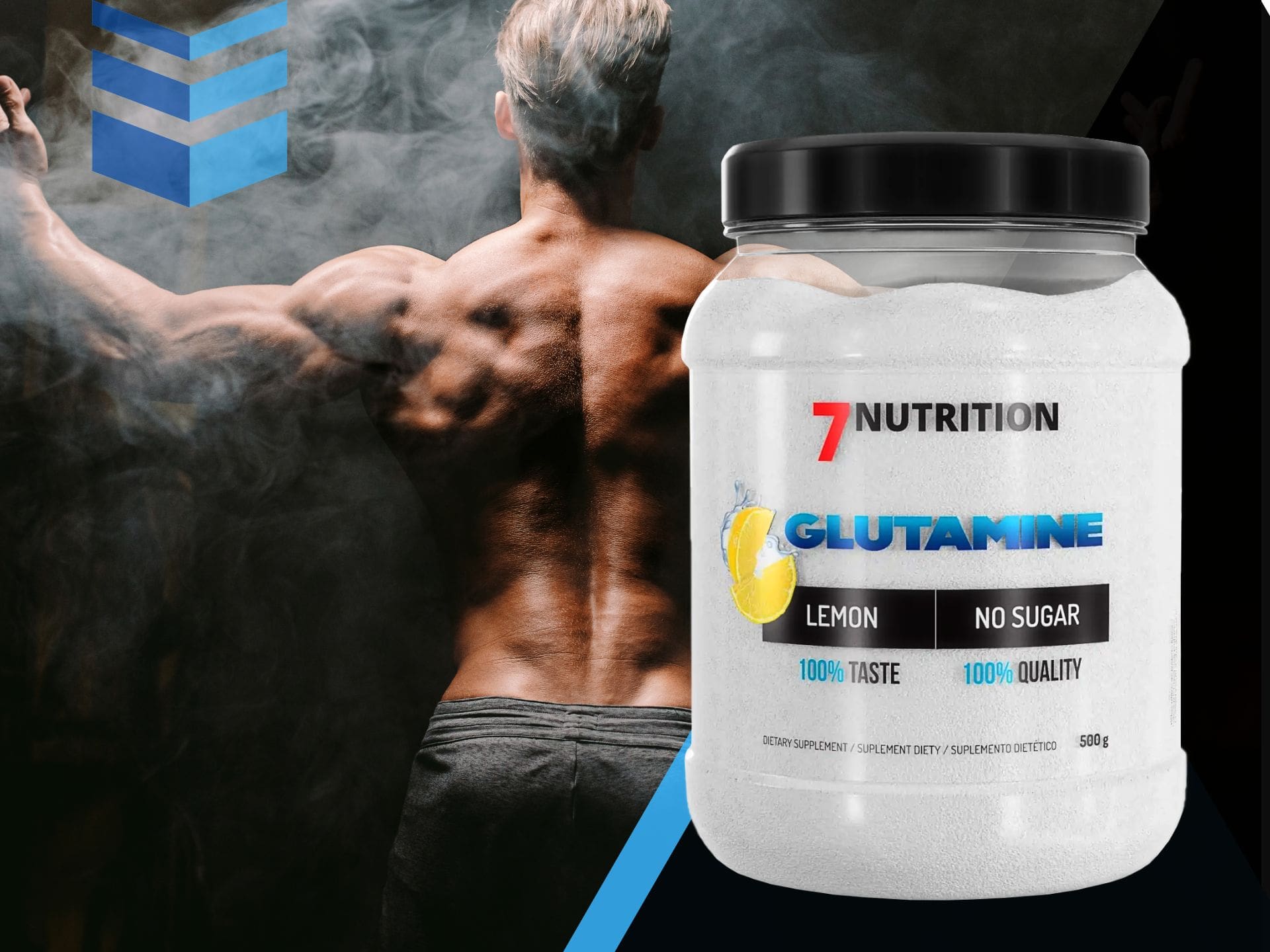 7NUTRITION Glutamine - 500g - Lemon