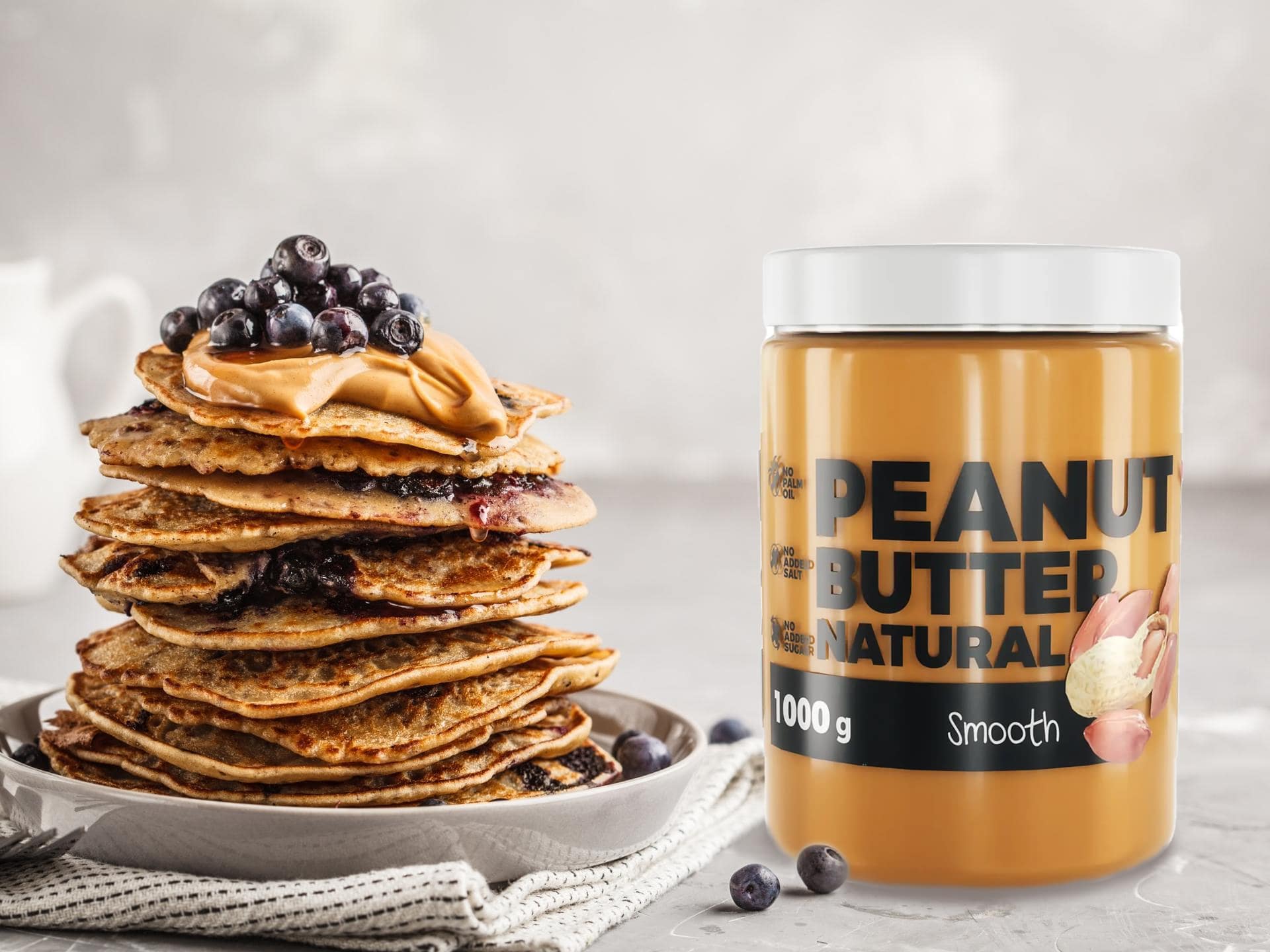 peanut butter smoooth 1000g 7nutrition