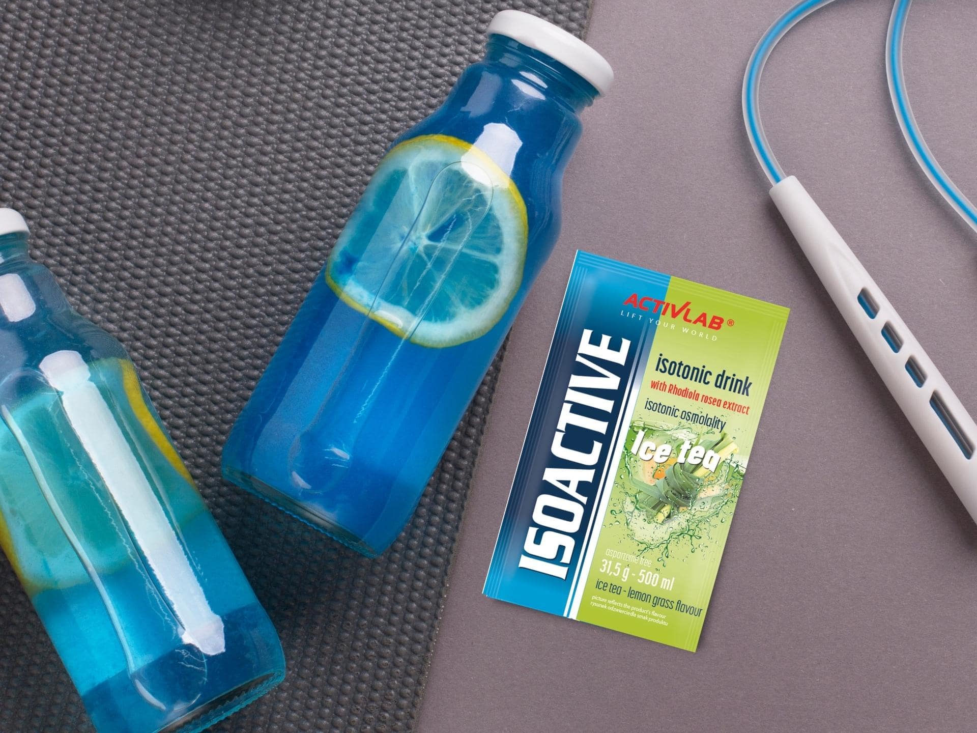 Iso Active sachet d'hydratation du corps lemon grass