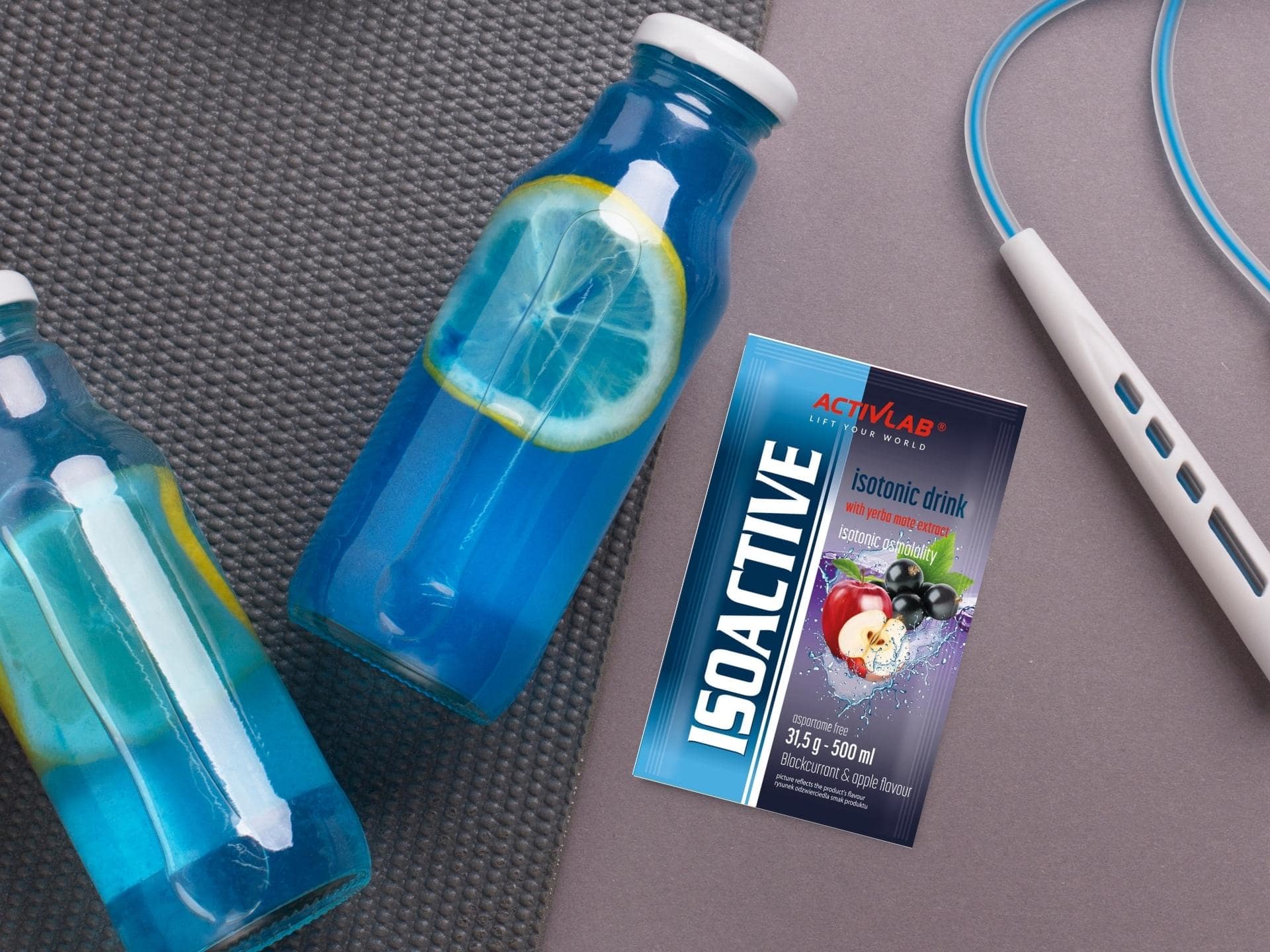 Iso Active sachet hydratation du corps currant apple