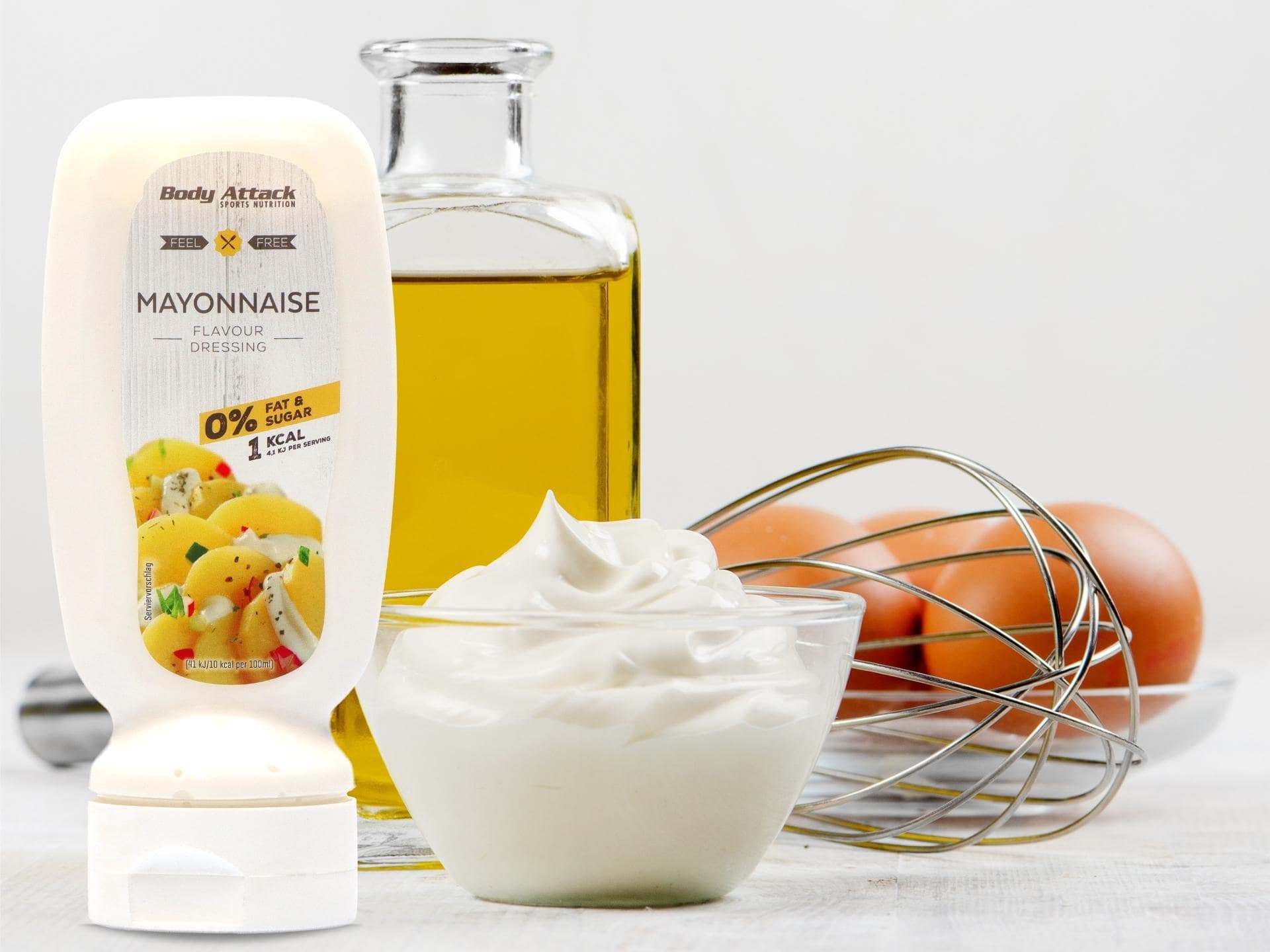 BODY ATTACK Mayonnaise Dressing - 320 ml mayonnaise