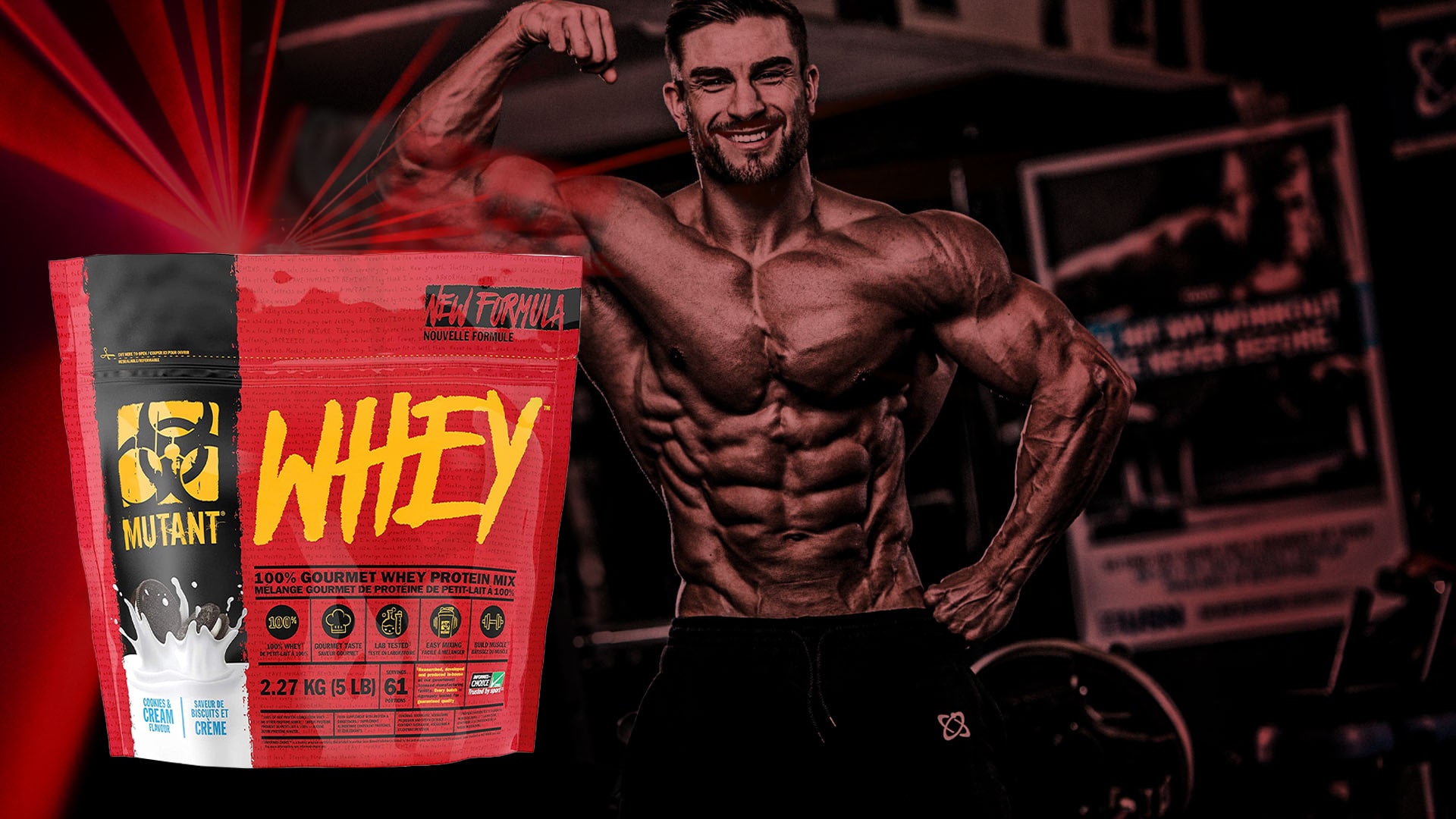 MUTANT Mutant Whey - 2270g cookie cream