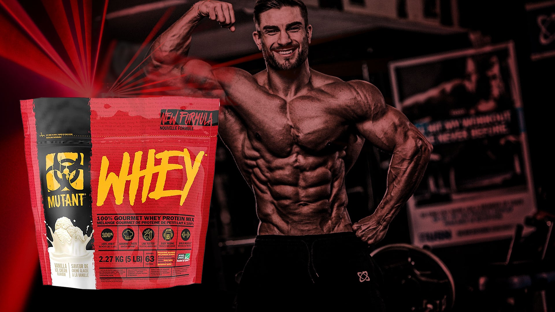 MUTANT Mutant Whey - 2270g vanilla ice cream