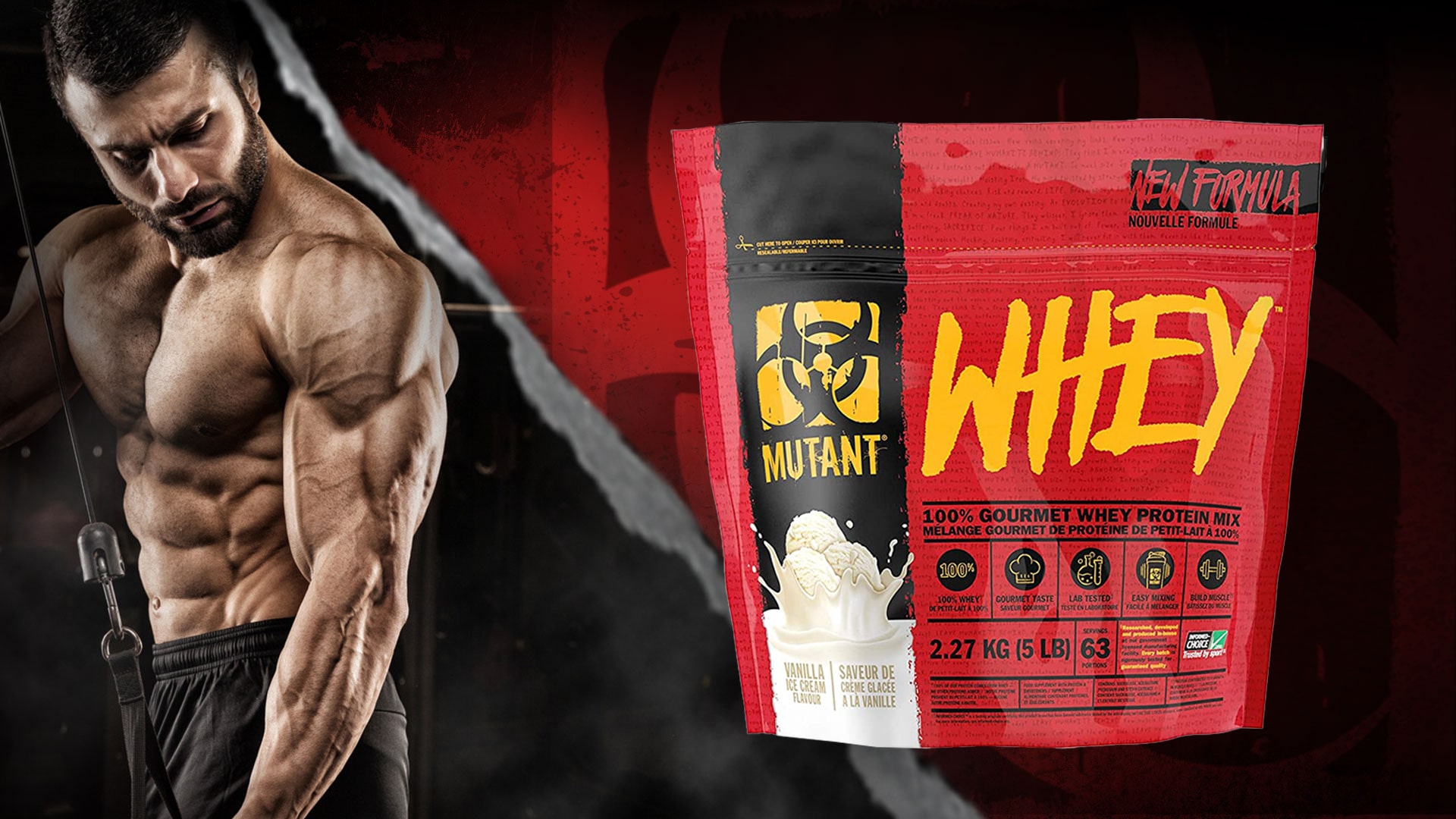 whey protein siła masa mutant