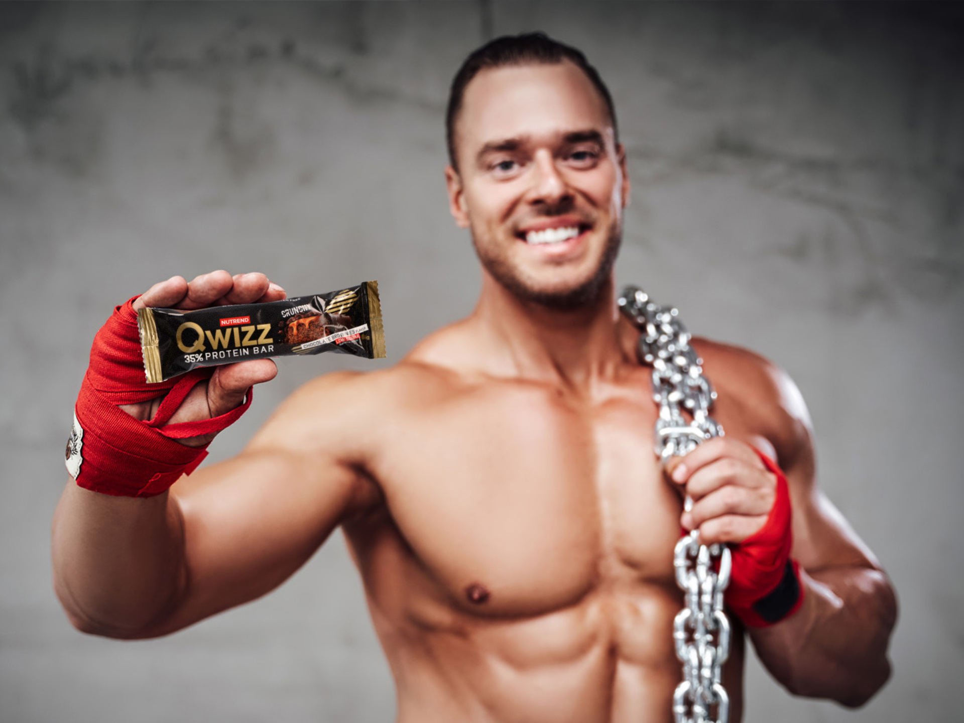 NUTREND Baton QWIZZ Protein Bar - 60g PROTEIN BAR