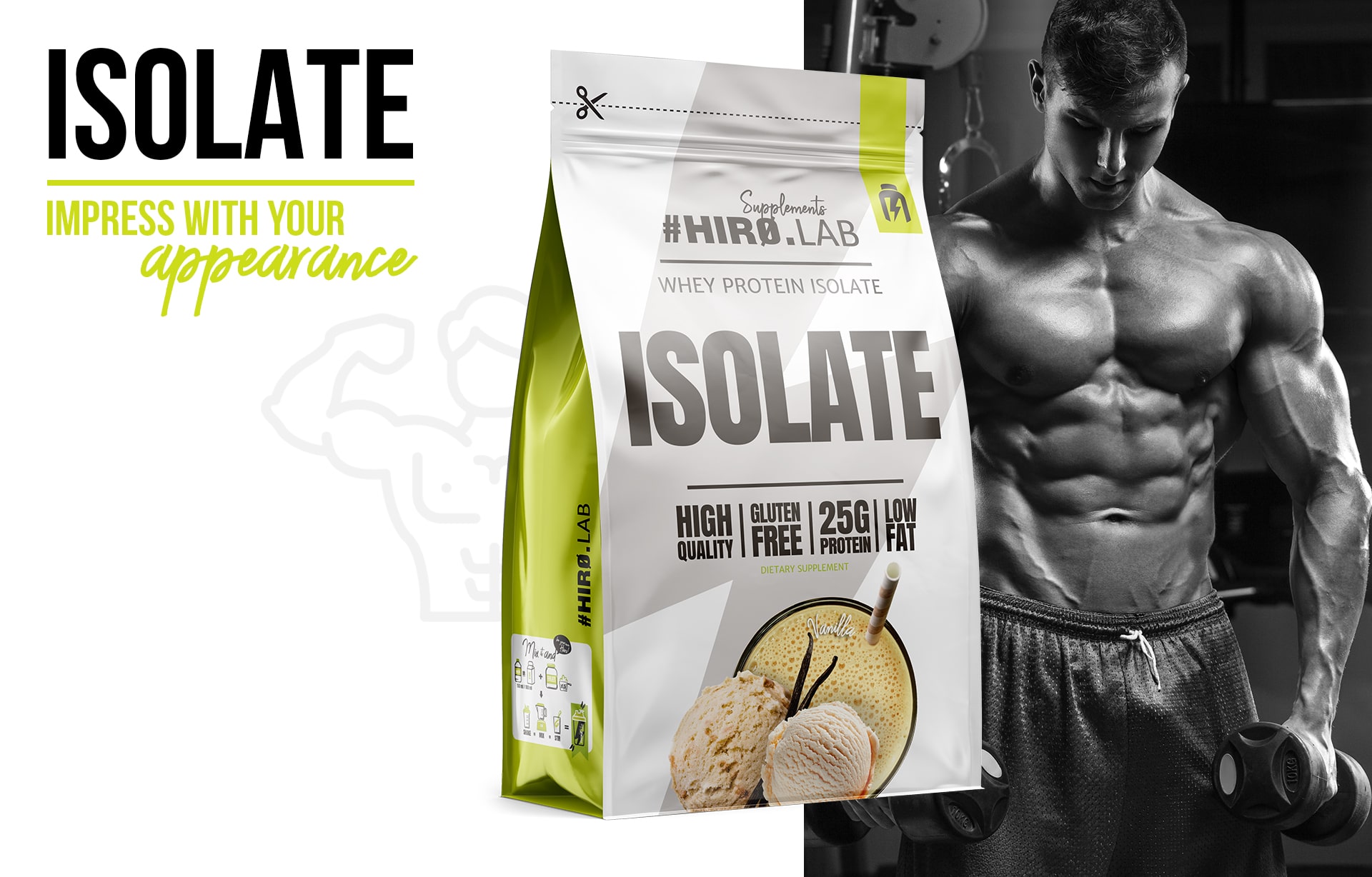 Whey Protein Isolat Vanille