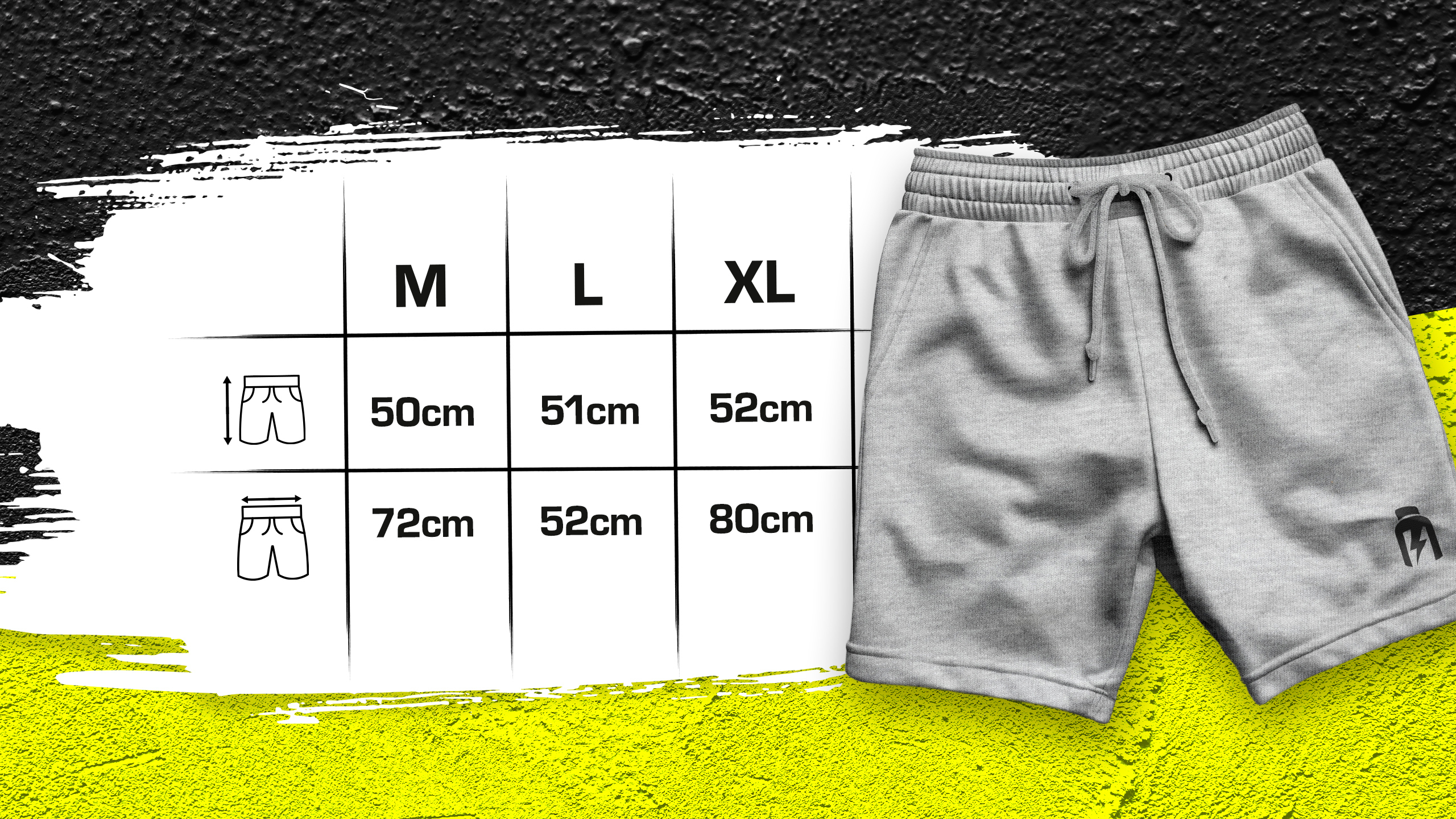 HIRO.LAB Light Grey Shorts szare_rozmiary