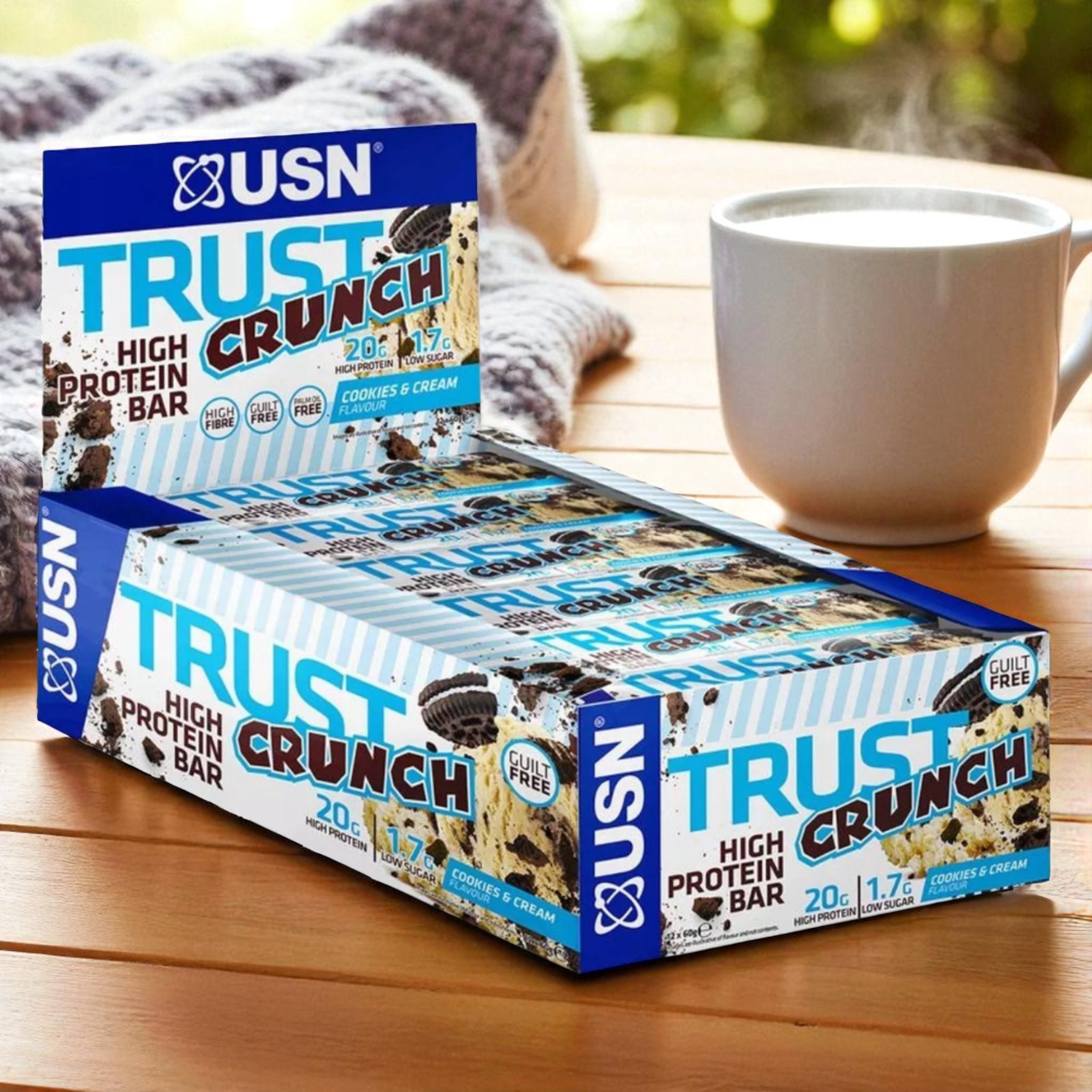 USN - Trust Crunch - 12x 60g - Cookies et Crème trust_crunch_cookies_2_2560_x_2560