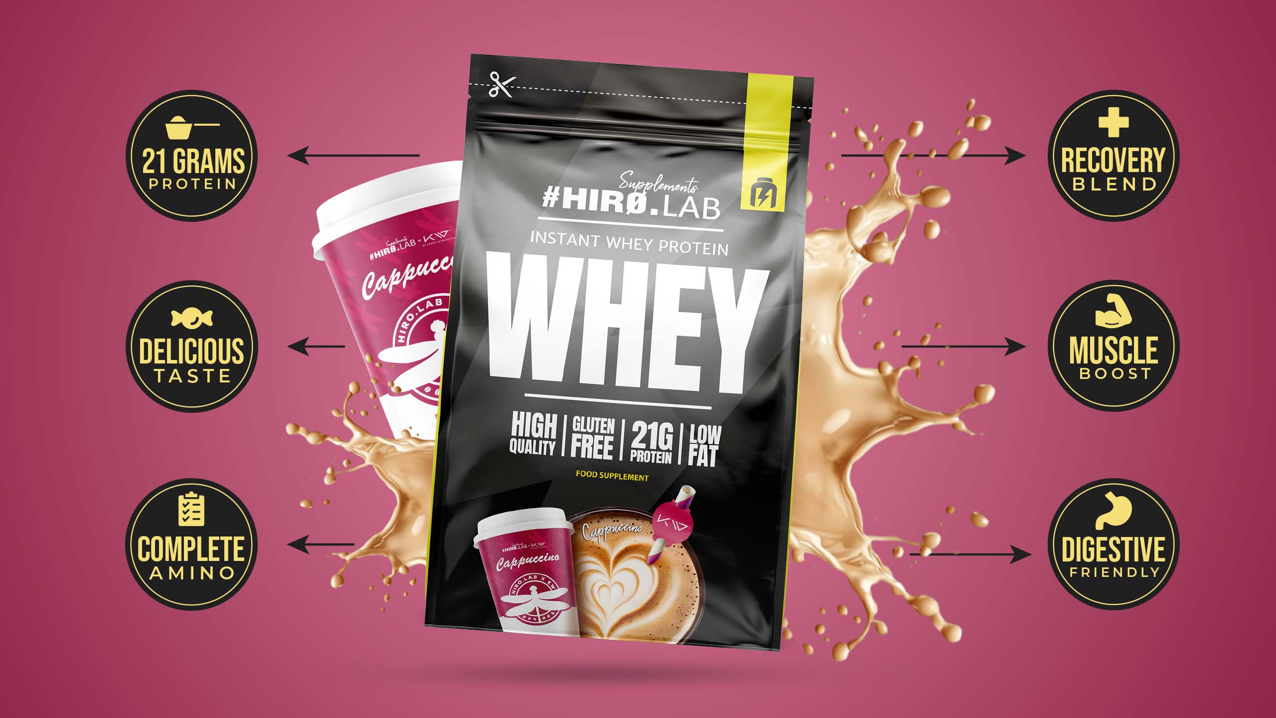 Instant Whey Protein WPC białko Kamila Wybrańczyk