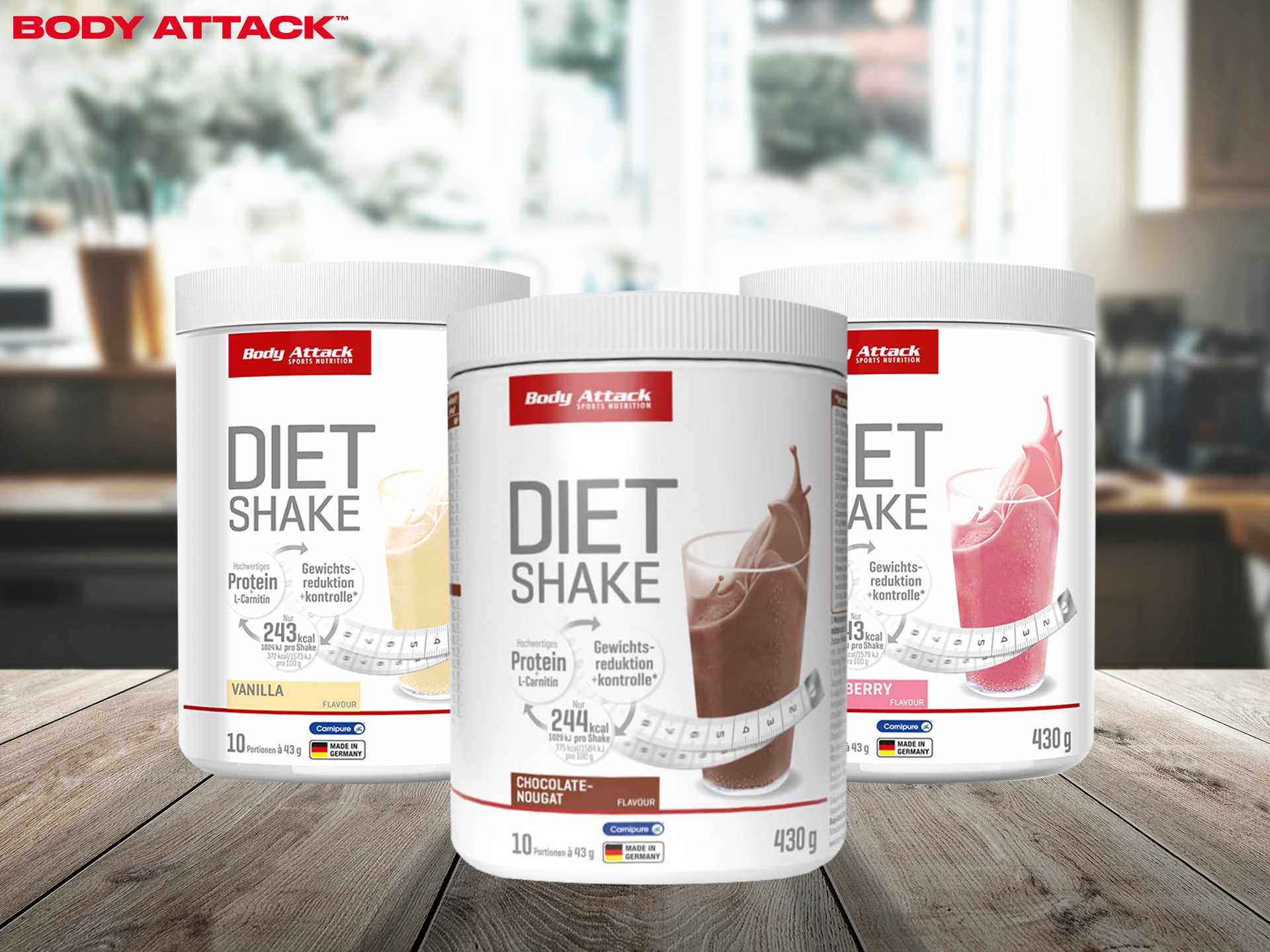 Body Attack - Diet Shake - zamiennik posiłku - koktajl odchudzający