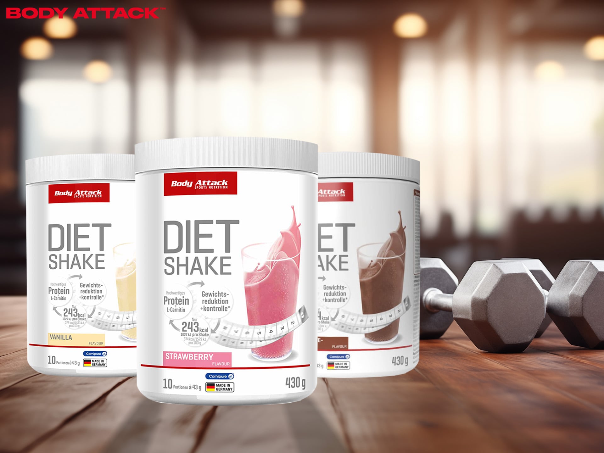 Body Attack - Diet Shake - zamiennik posiłku - koktajl odchudzający