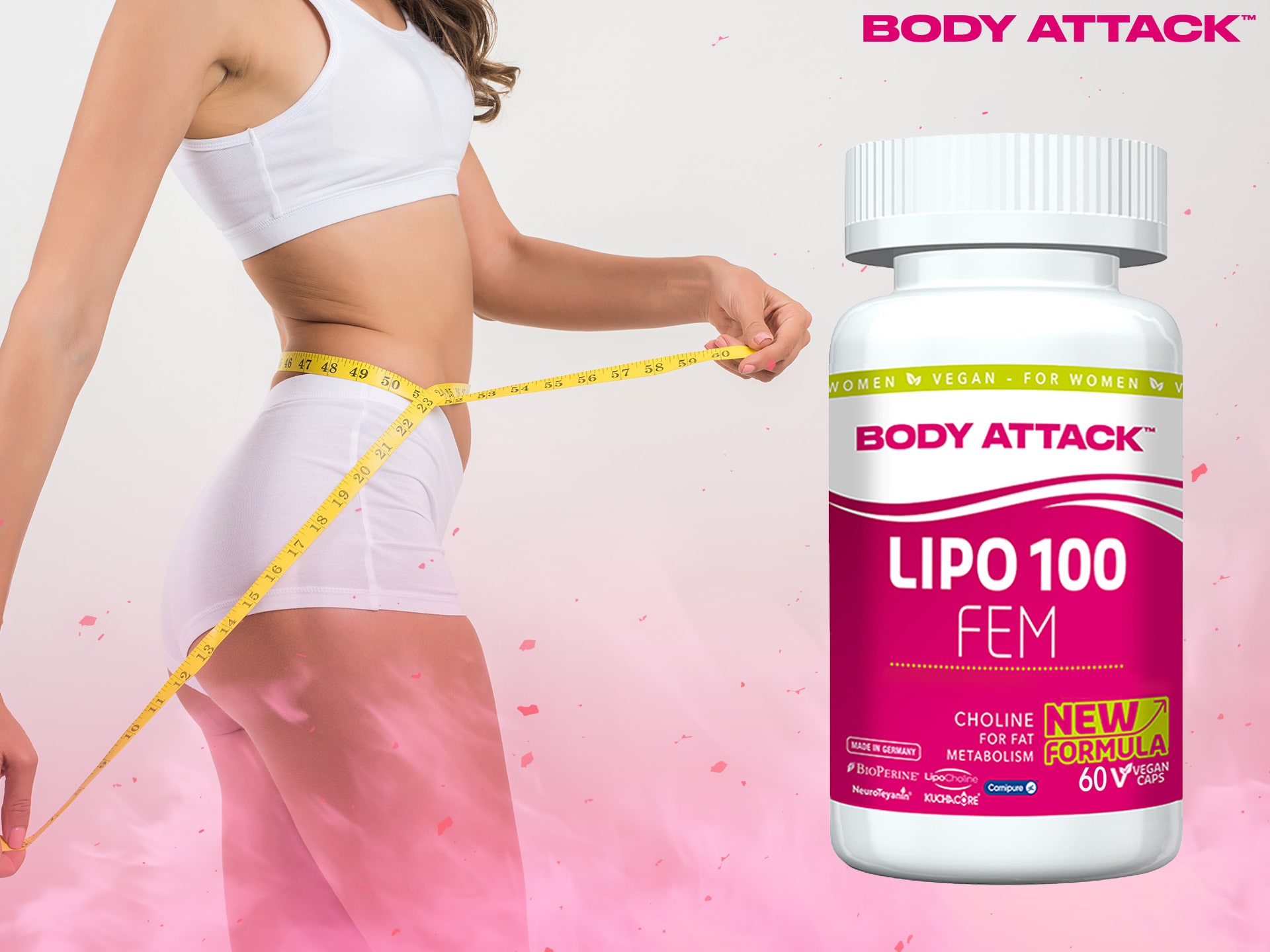 Lipo 100 FEM - brûleur de graisse pour femmes
