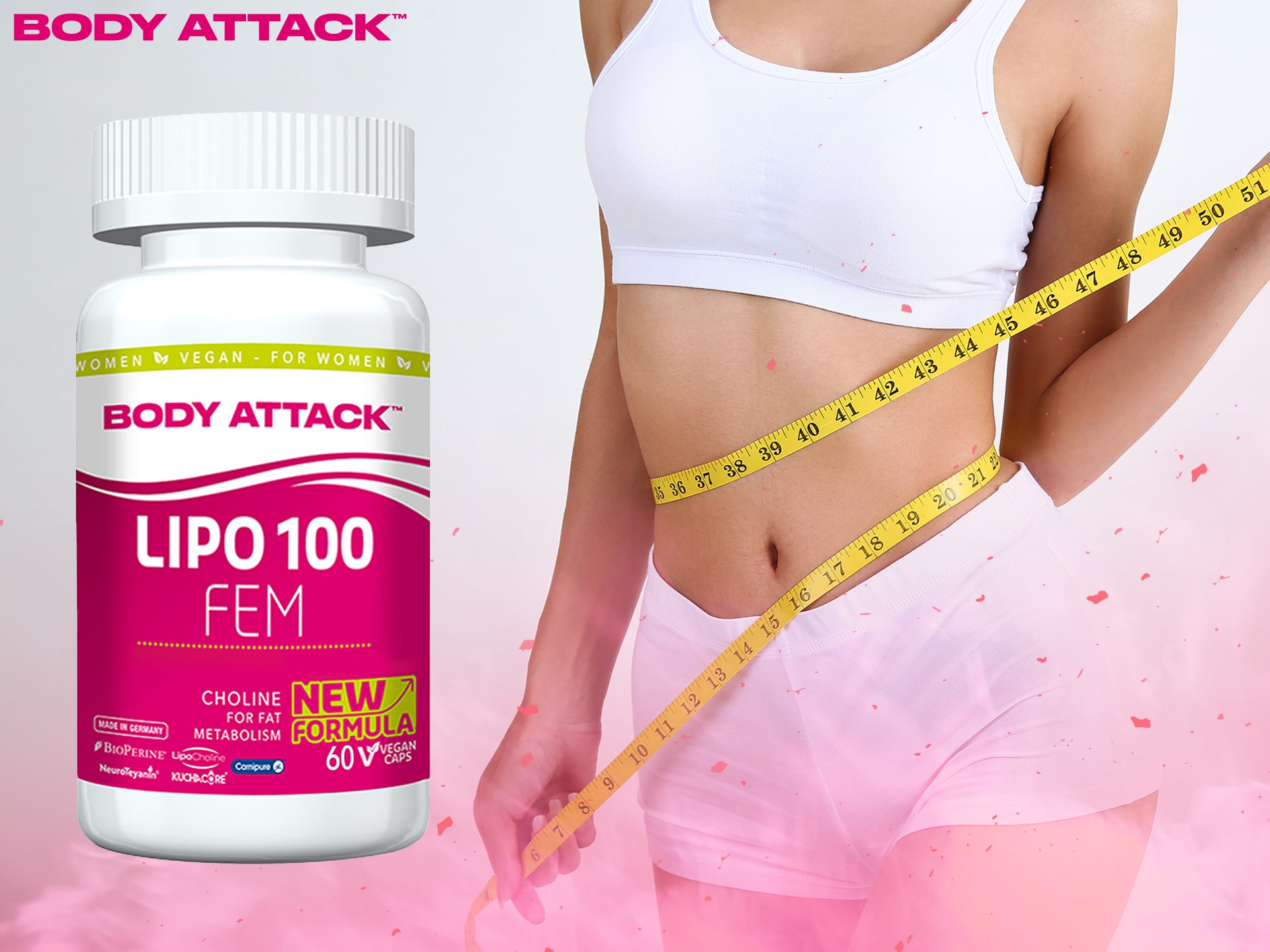 Lipo 100 FEM - brûleur de graisse pour femmes