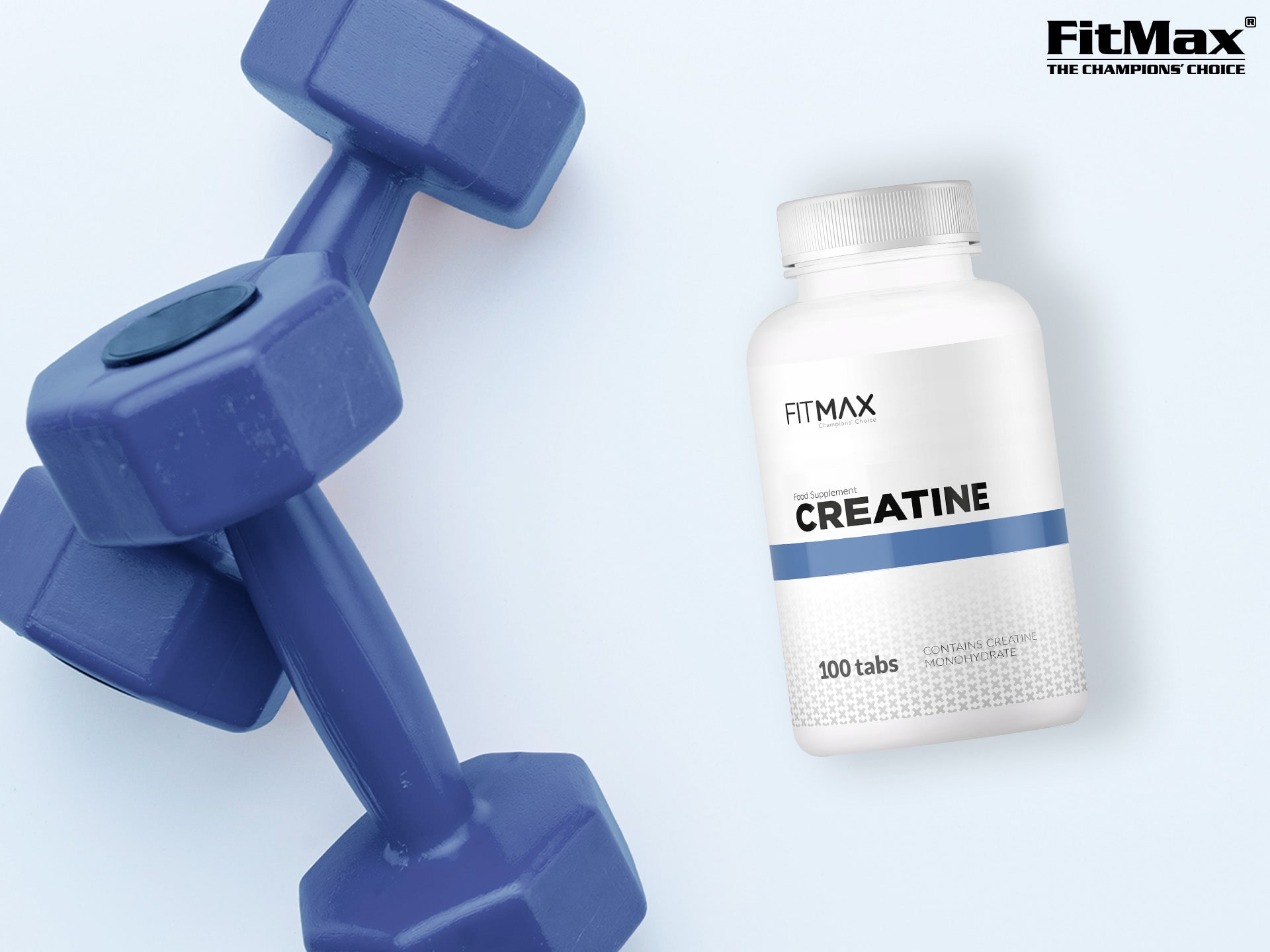 FitMax - Creatine - czysty monohydrat kreatyny w tabletkach
