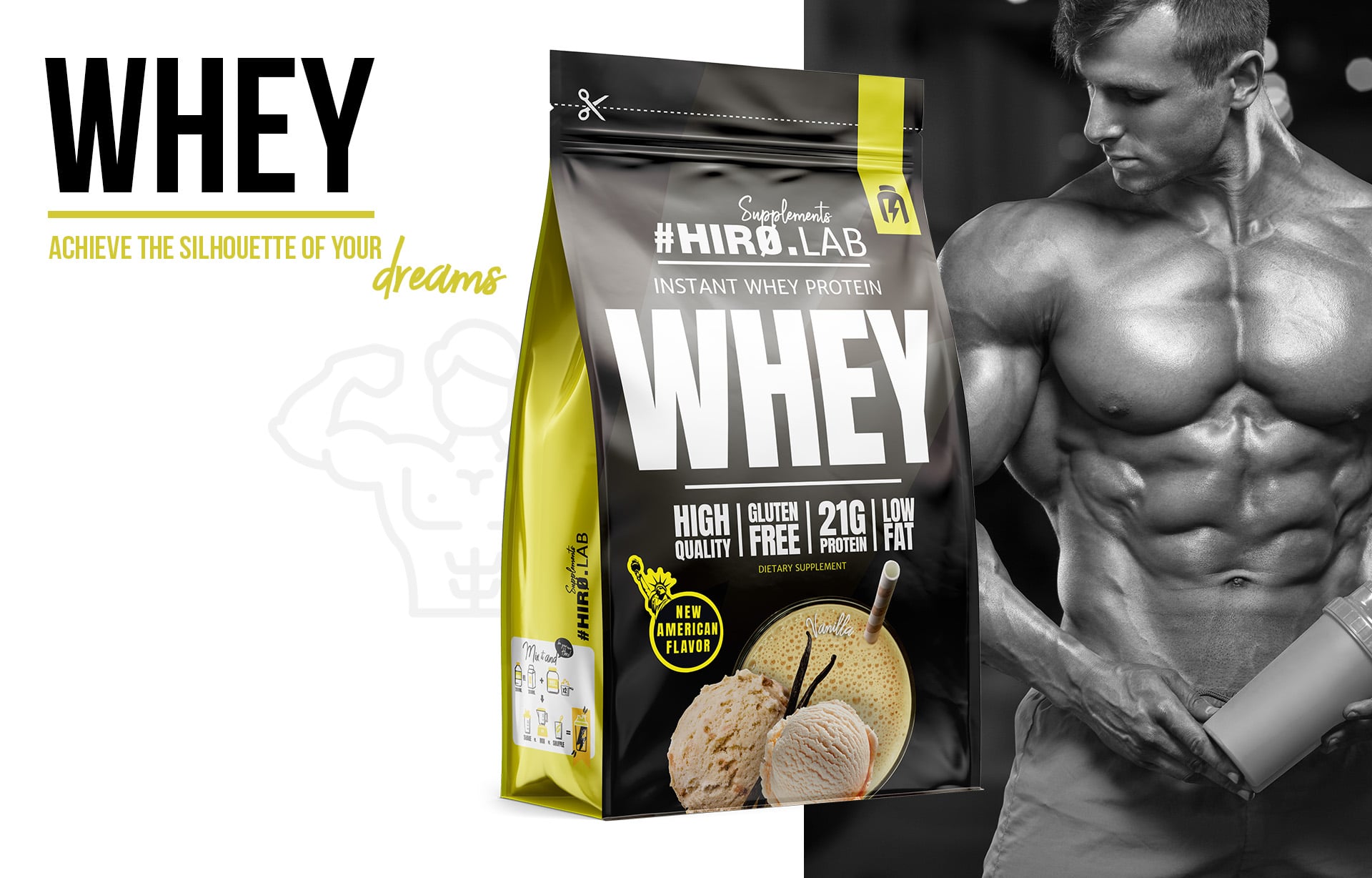 Instant Whey Protein vanilla