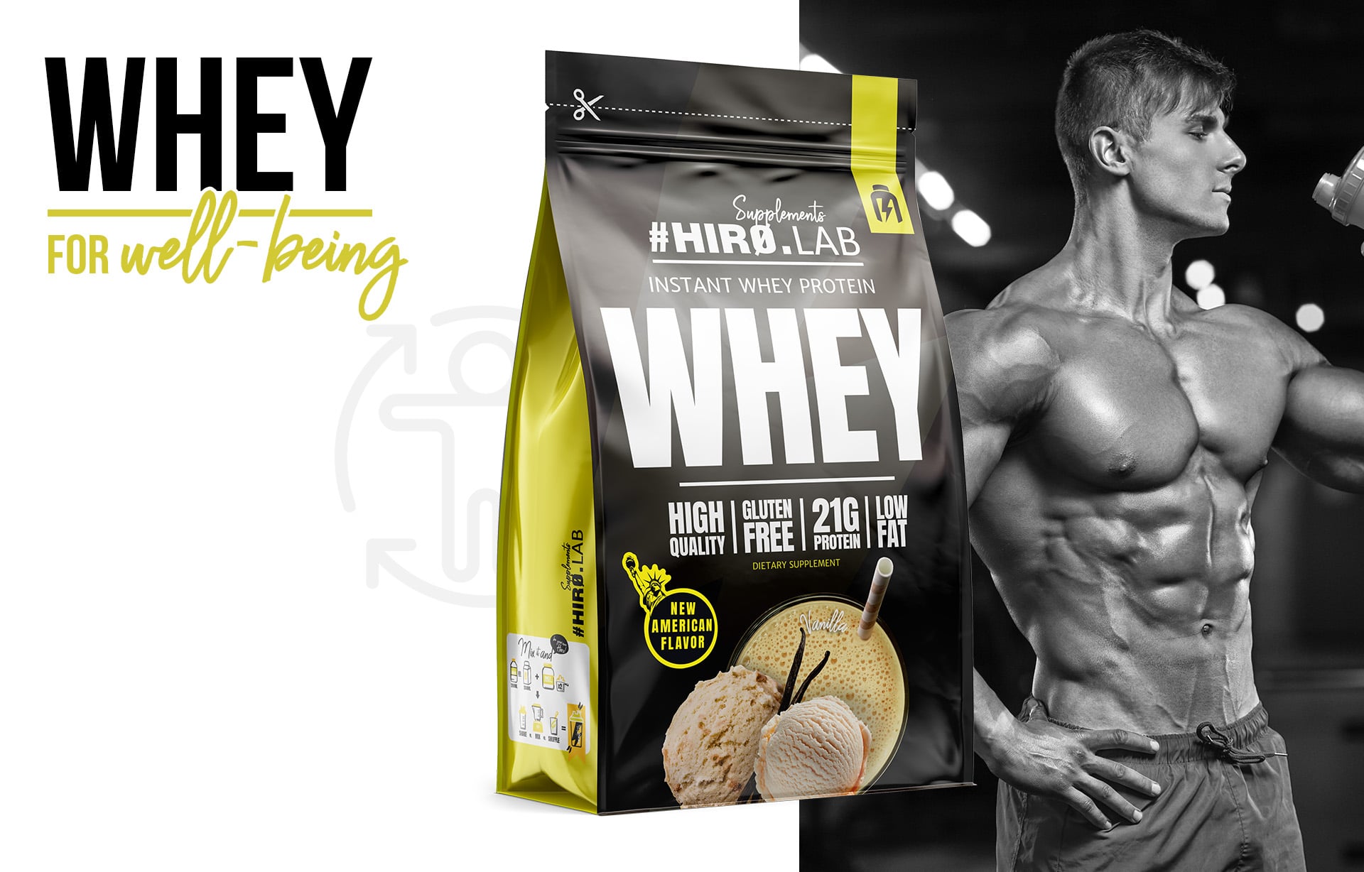 Instant Whey Protein vanilla