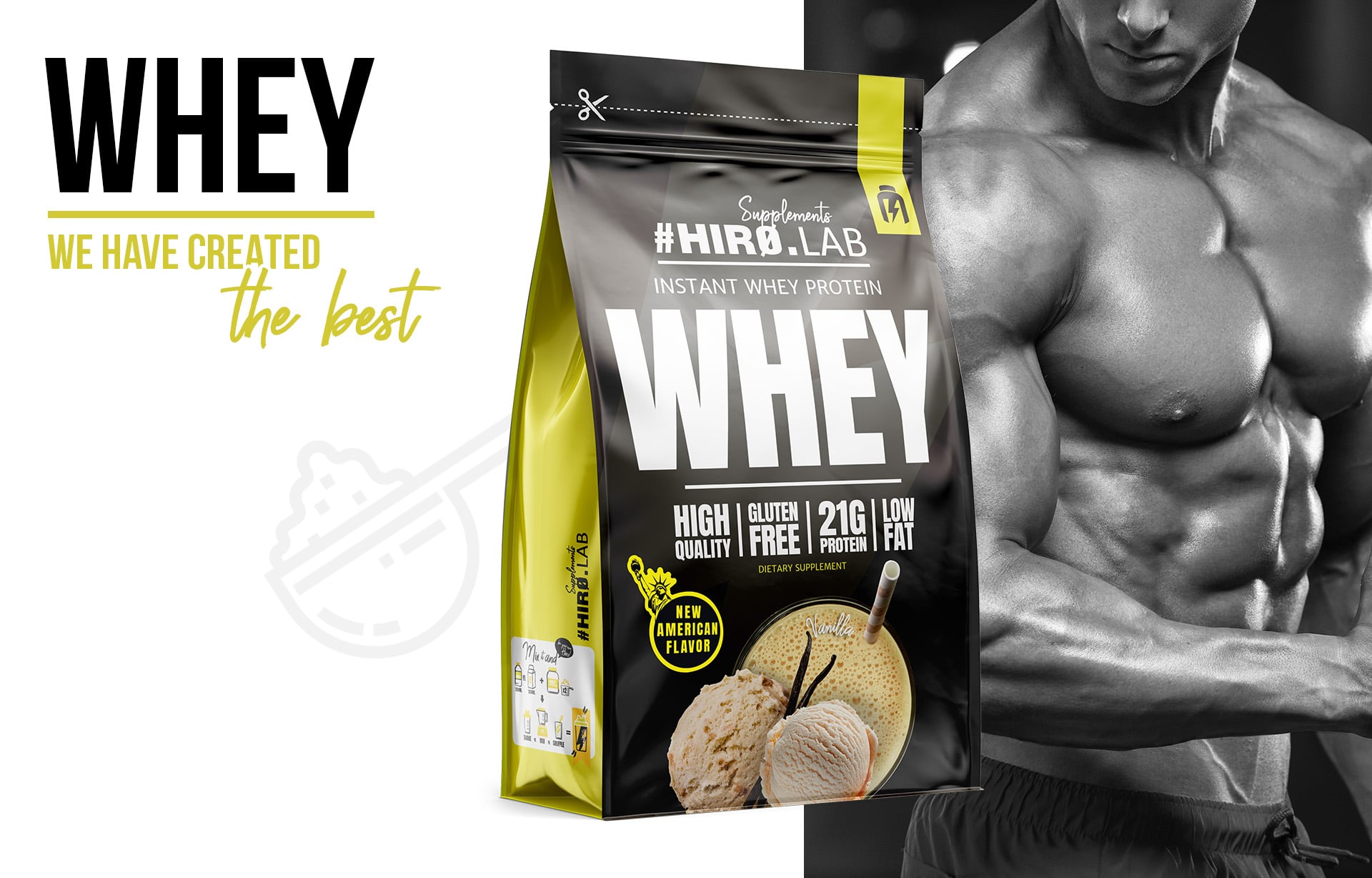 Instant Whey Protein vanilla