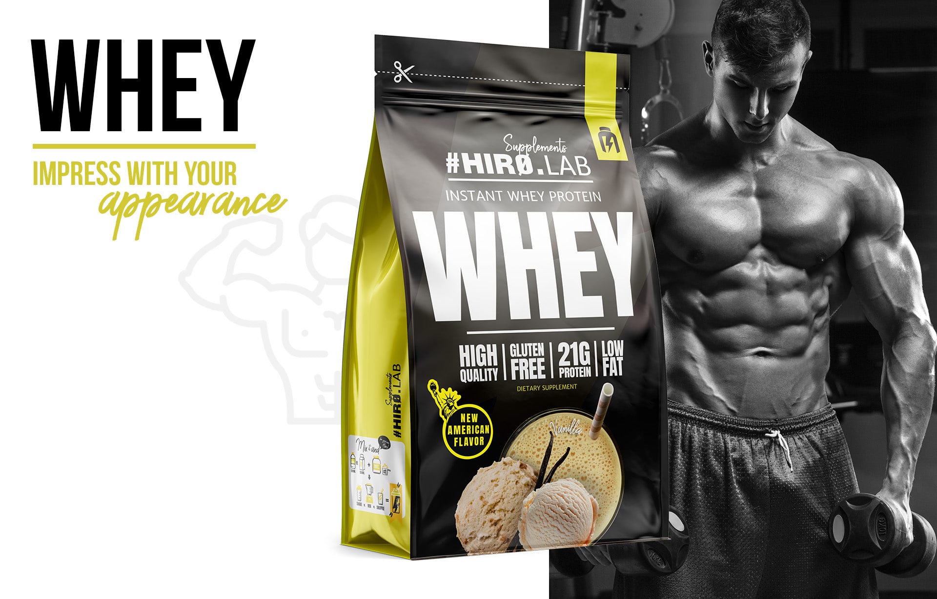 Instant Whey Protein vanilla