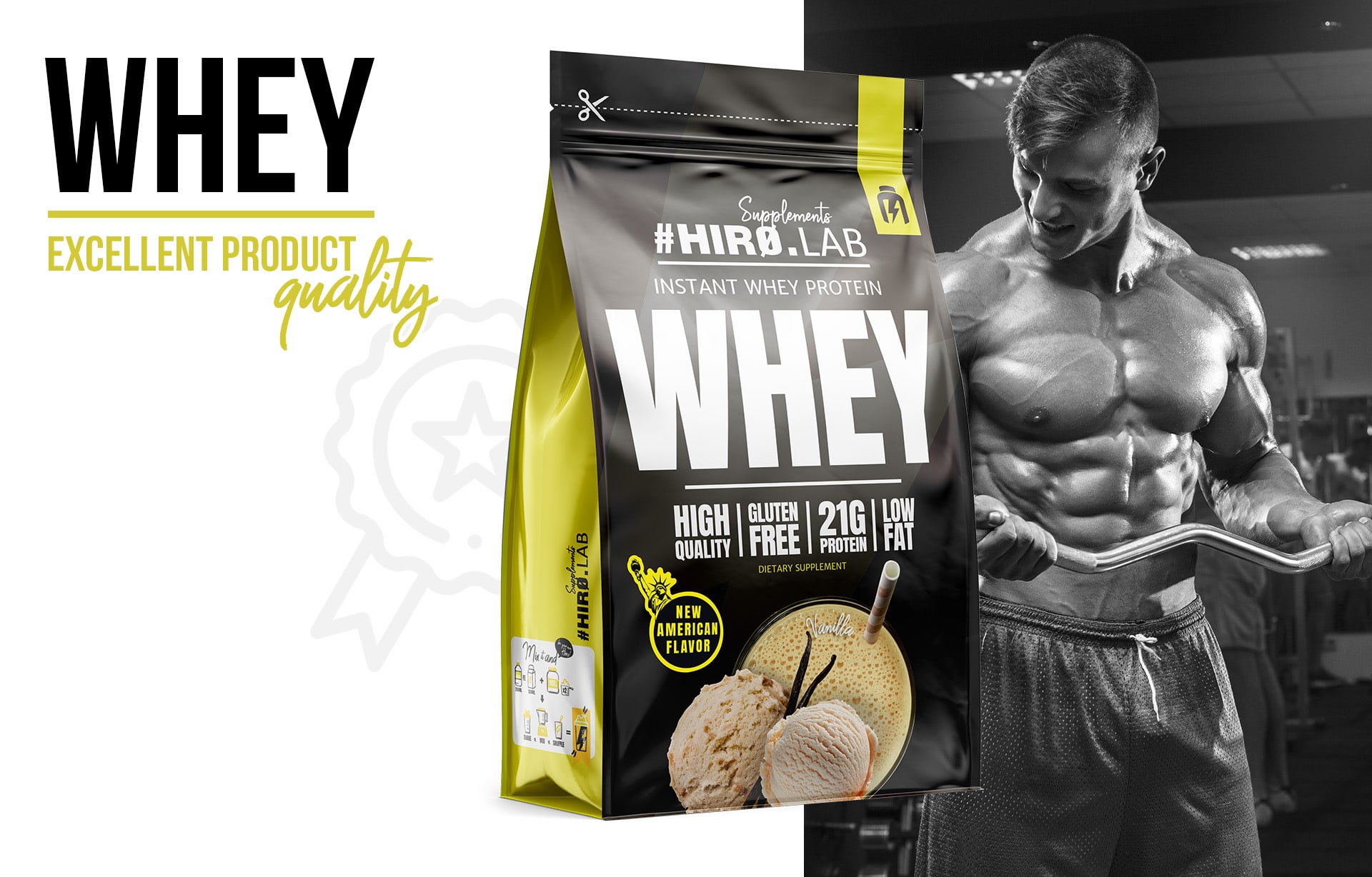 Instant Whey Protein vanilla