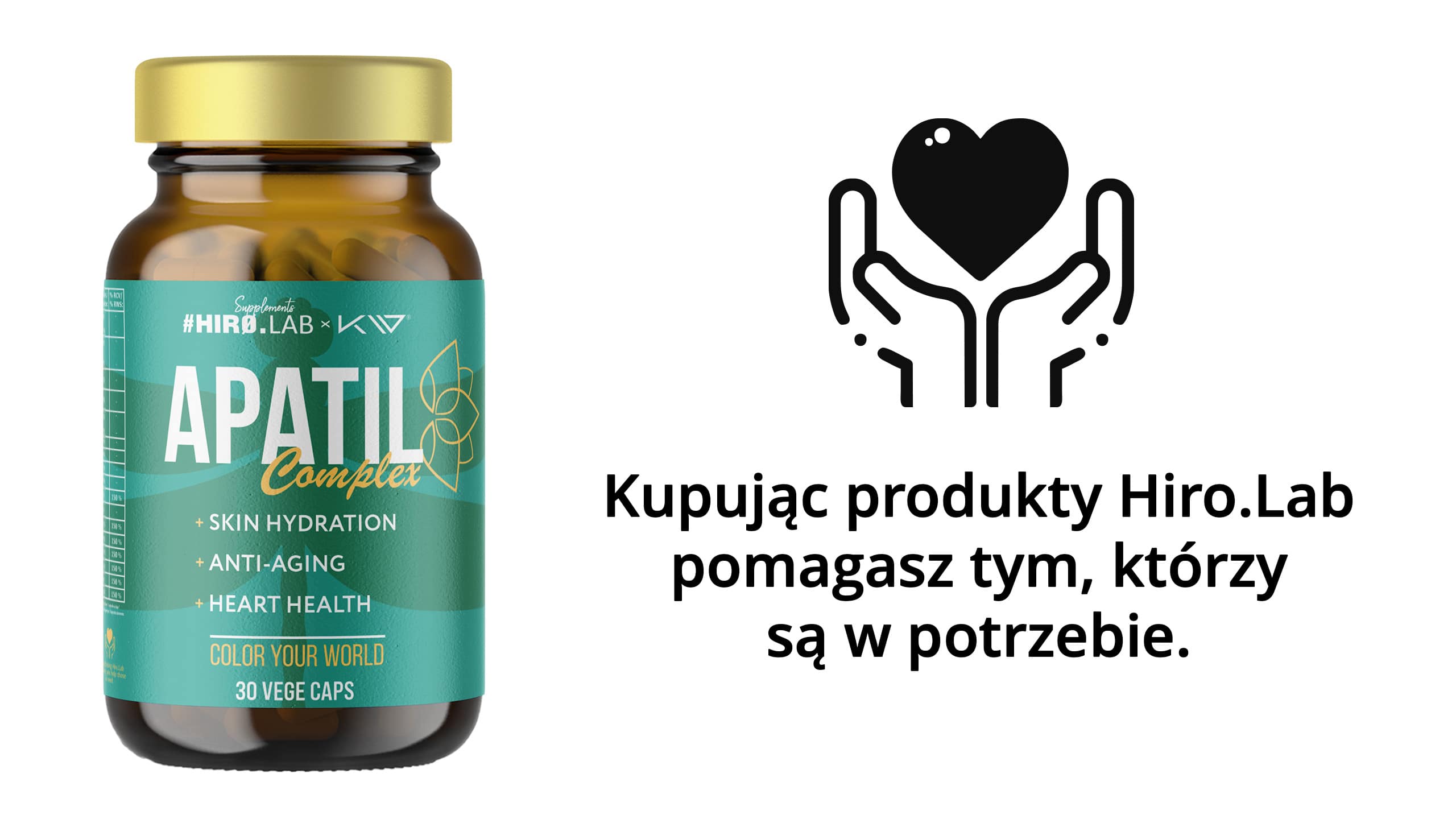 Hiro.Lab x Kamila Wybrańczyk - Apatil Complex - hydratation de la peau, adaptogènes