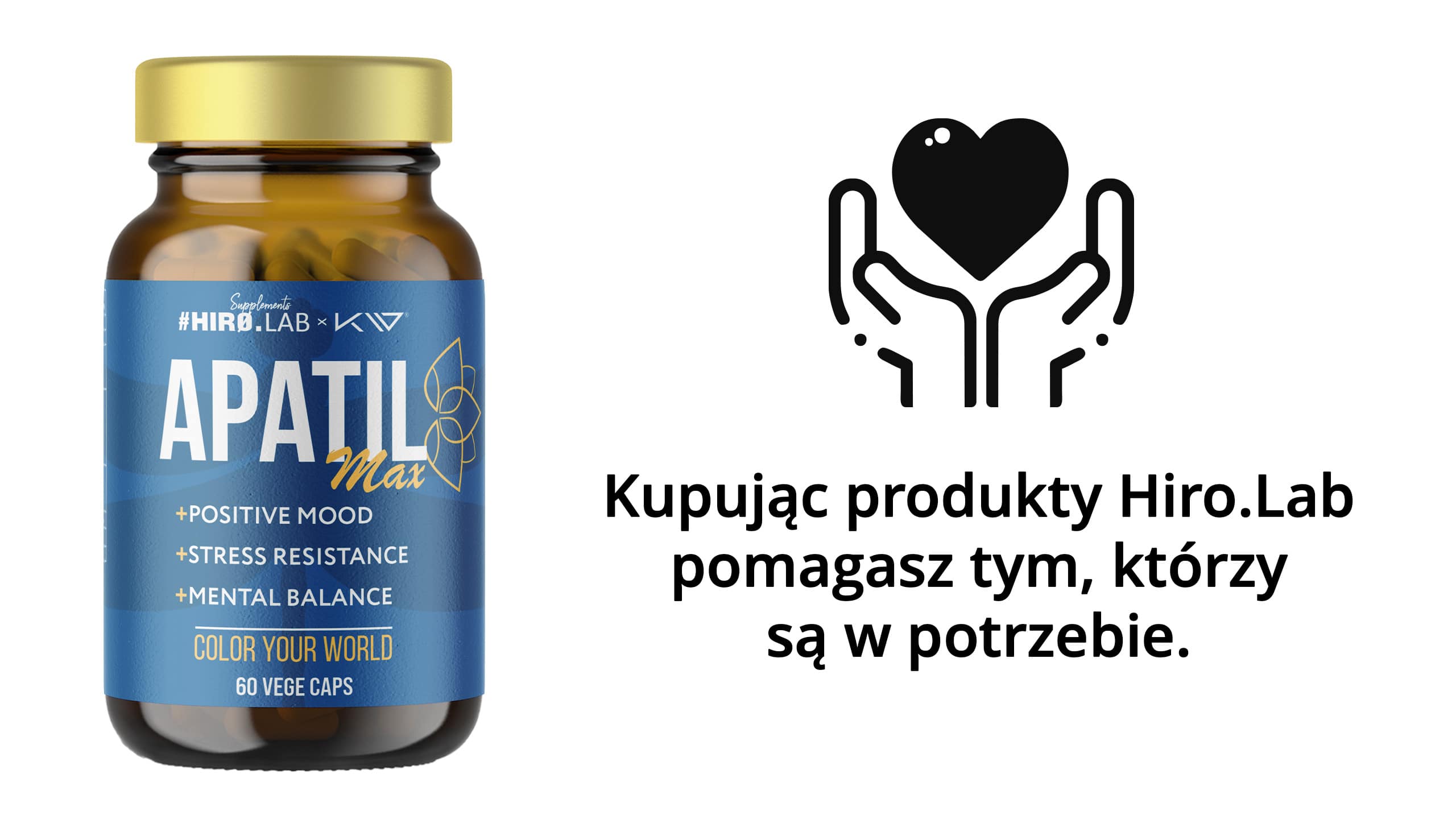 Hiro.Lab x Kamila Wybrańczyk - Apatil Max - mieux-être, résistance au stress