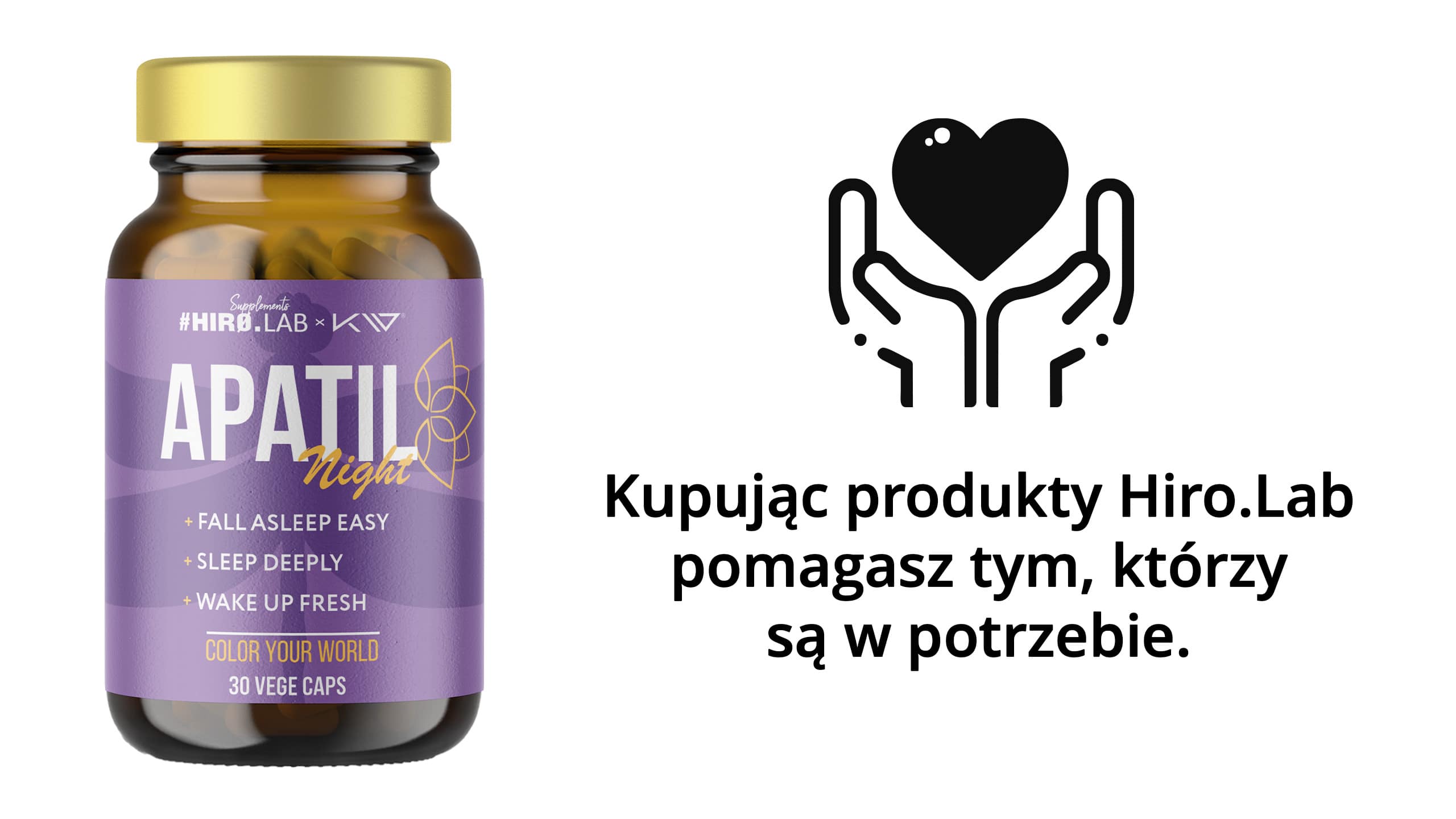 Hiro.Lab x Kamila Wybrańczyk - Apatil Night - supplément pour le sommeil
