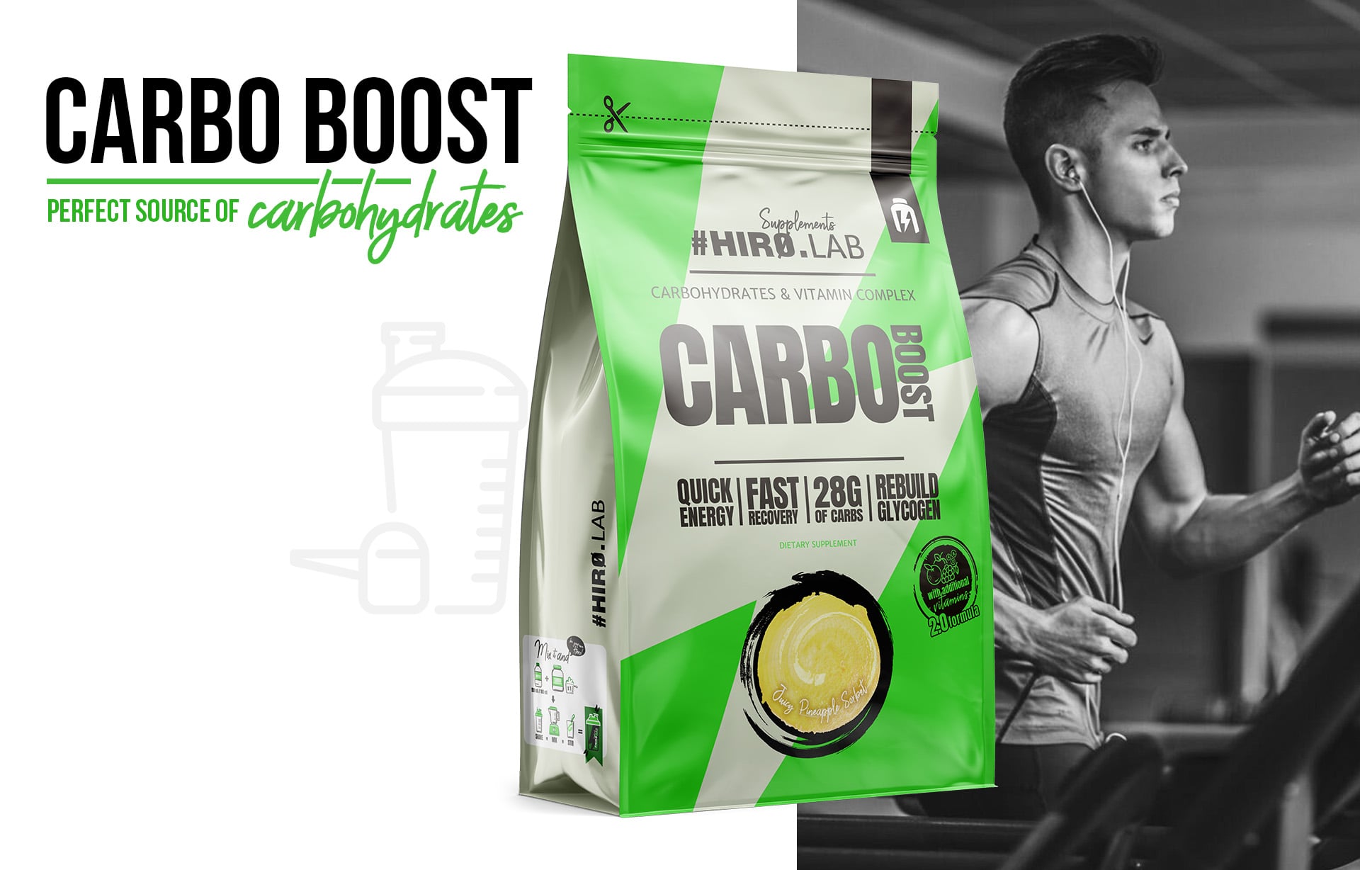 Hiro.Lab - Carbo Boost - supplément glucidique à base de maltodextrine