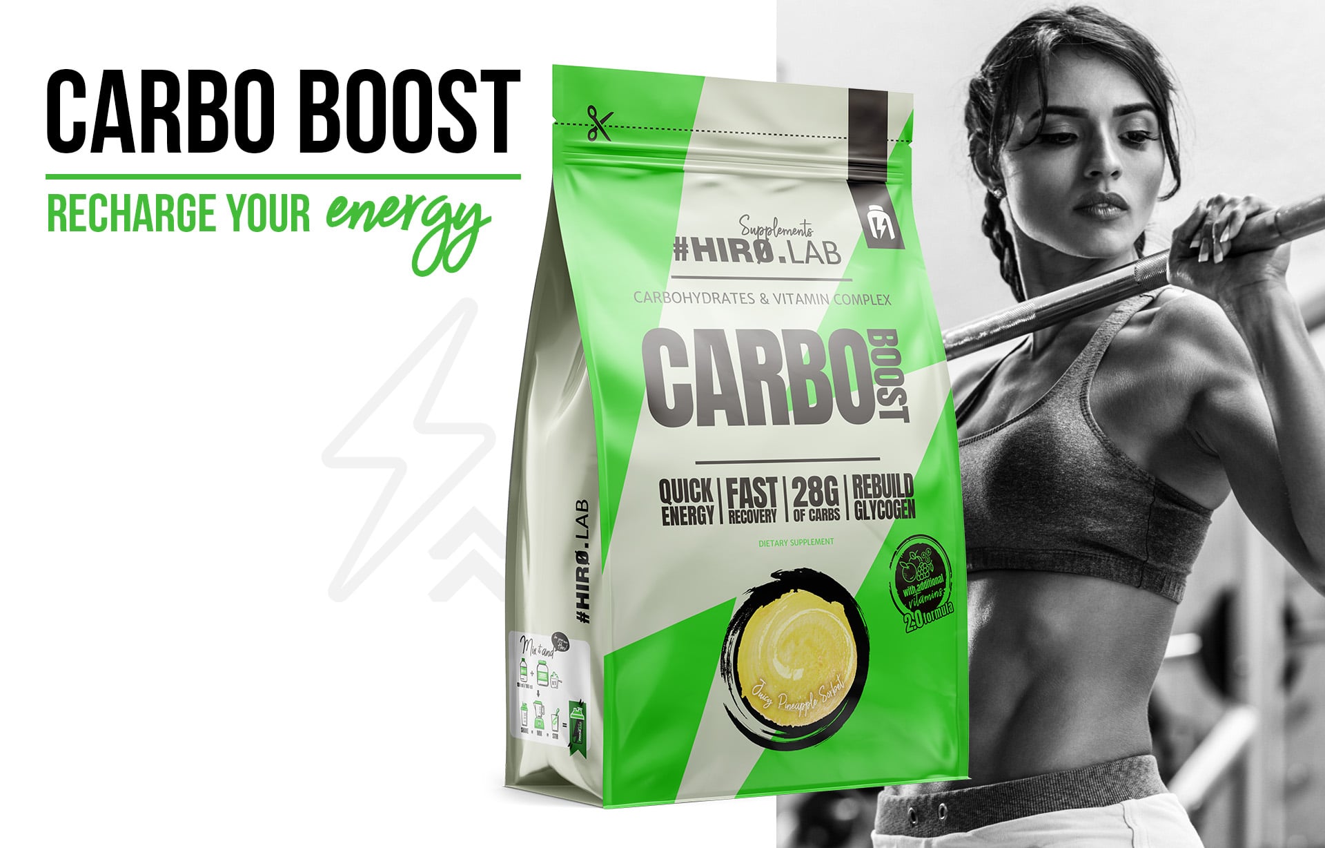 Hiro.Lab - Carbo Boost - supplément glucidique à base de maltodextrine