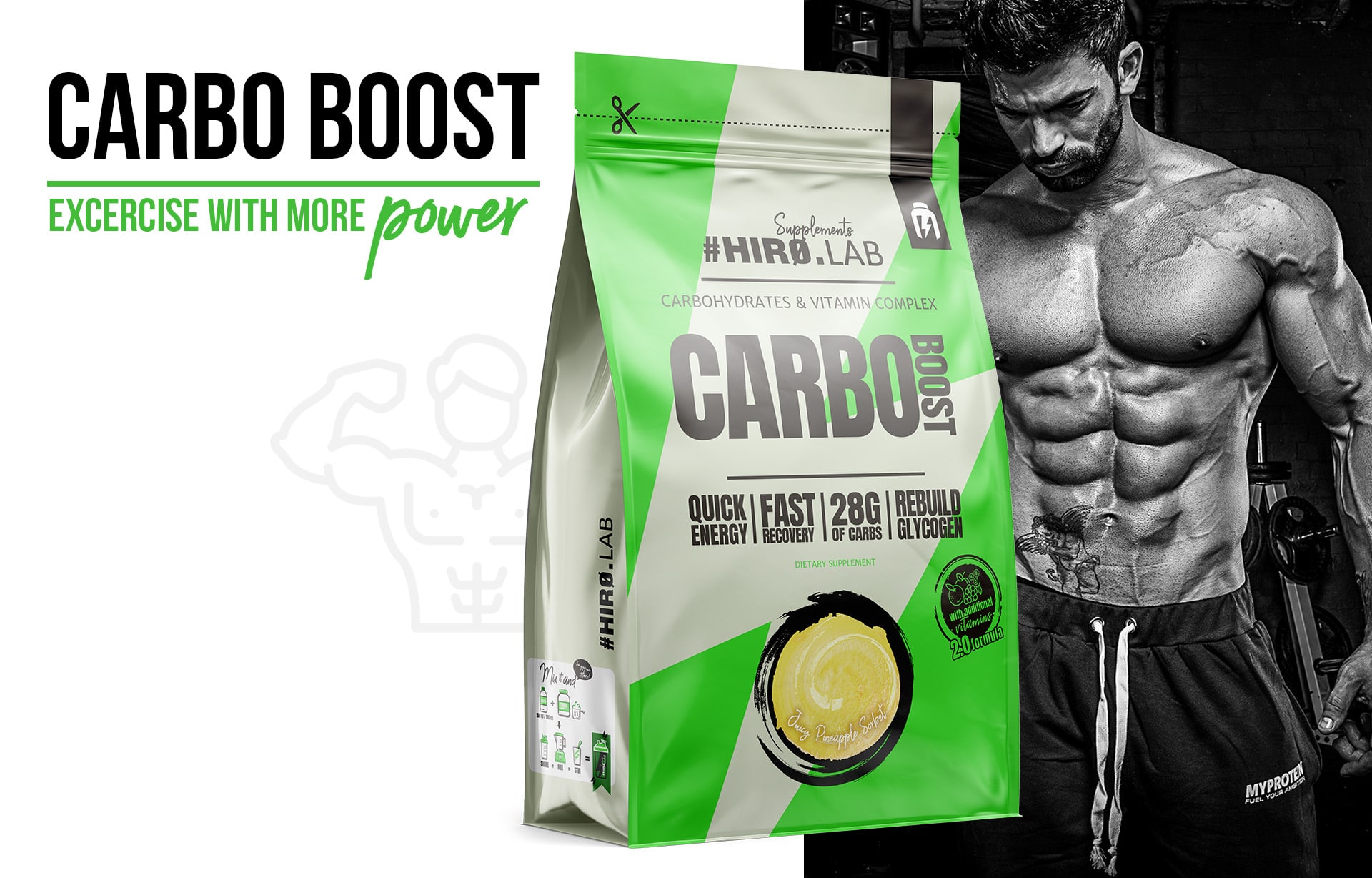 Hiro.Lab - Carbo Boost - supplément glucidique à base de maltodextrine