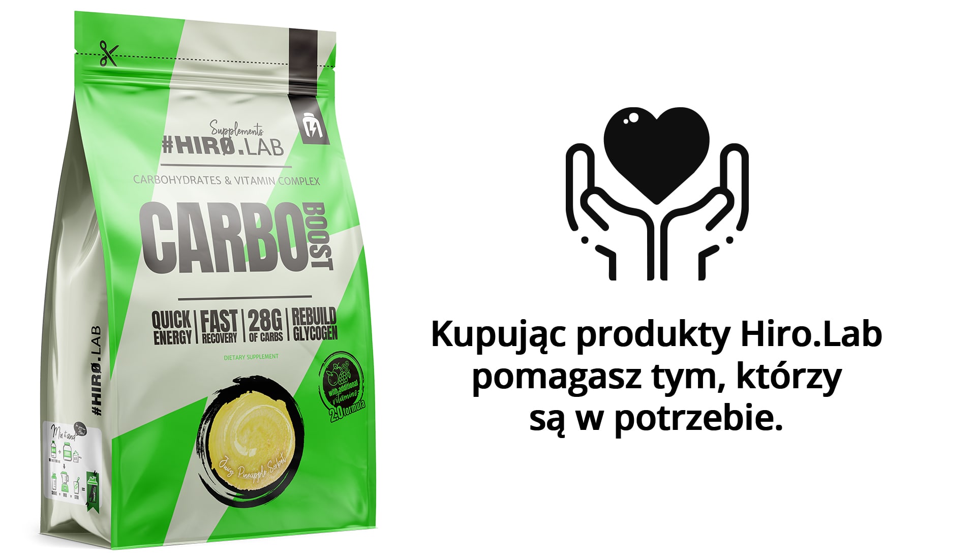 Hiro.Lab - Carbo Boost - supplément glucidique à base de maltodextrine
