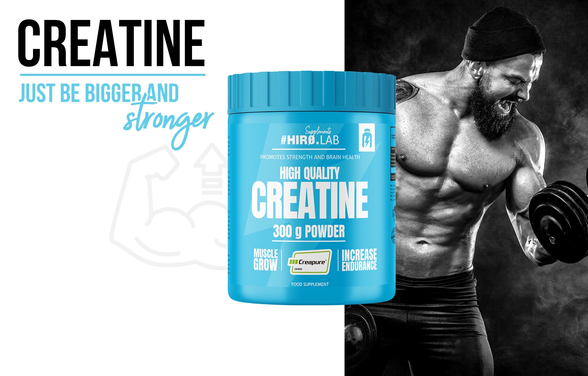 Hiro.Lab - Creapure - opatentowany monohydrat kreatyny 200 MESH