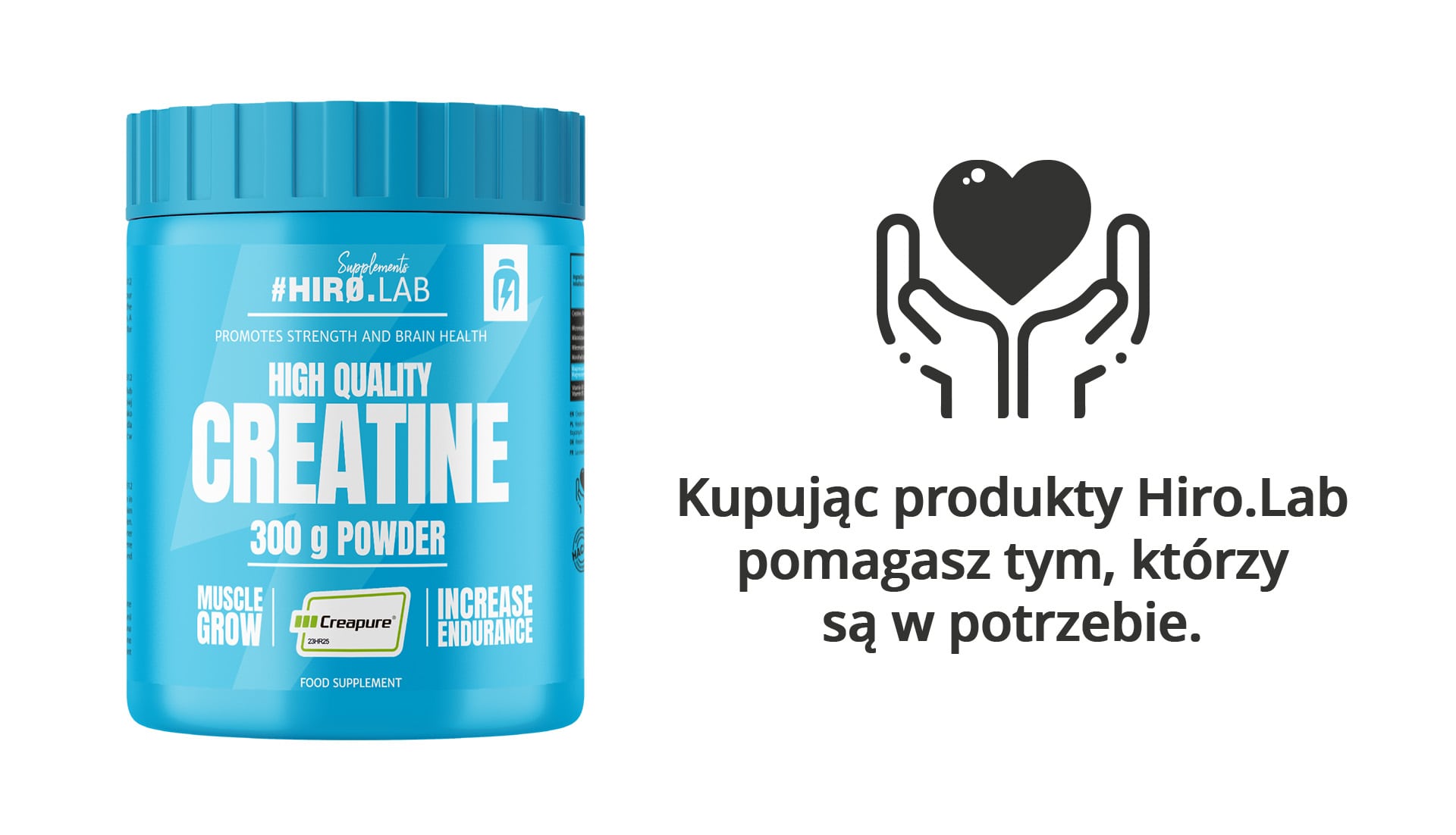Hiro.Lab - Creapure - opatentowany monohydrat kreatyny 200 MESH