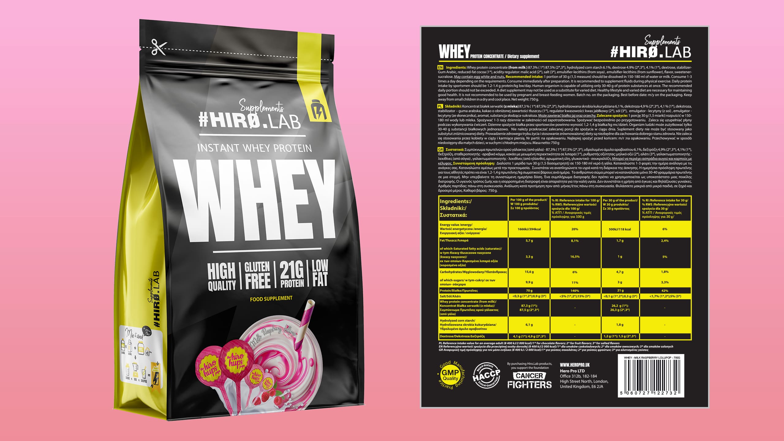 Protéine whey concentré WPC poudre de protéine de lactosérum