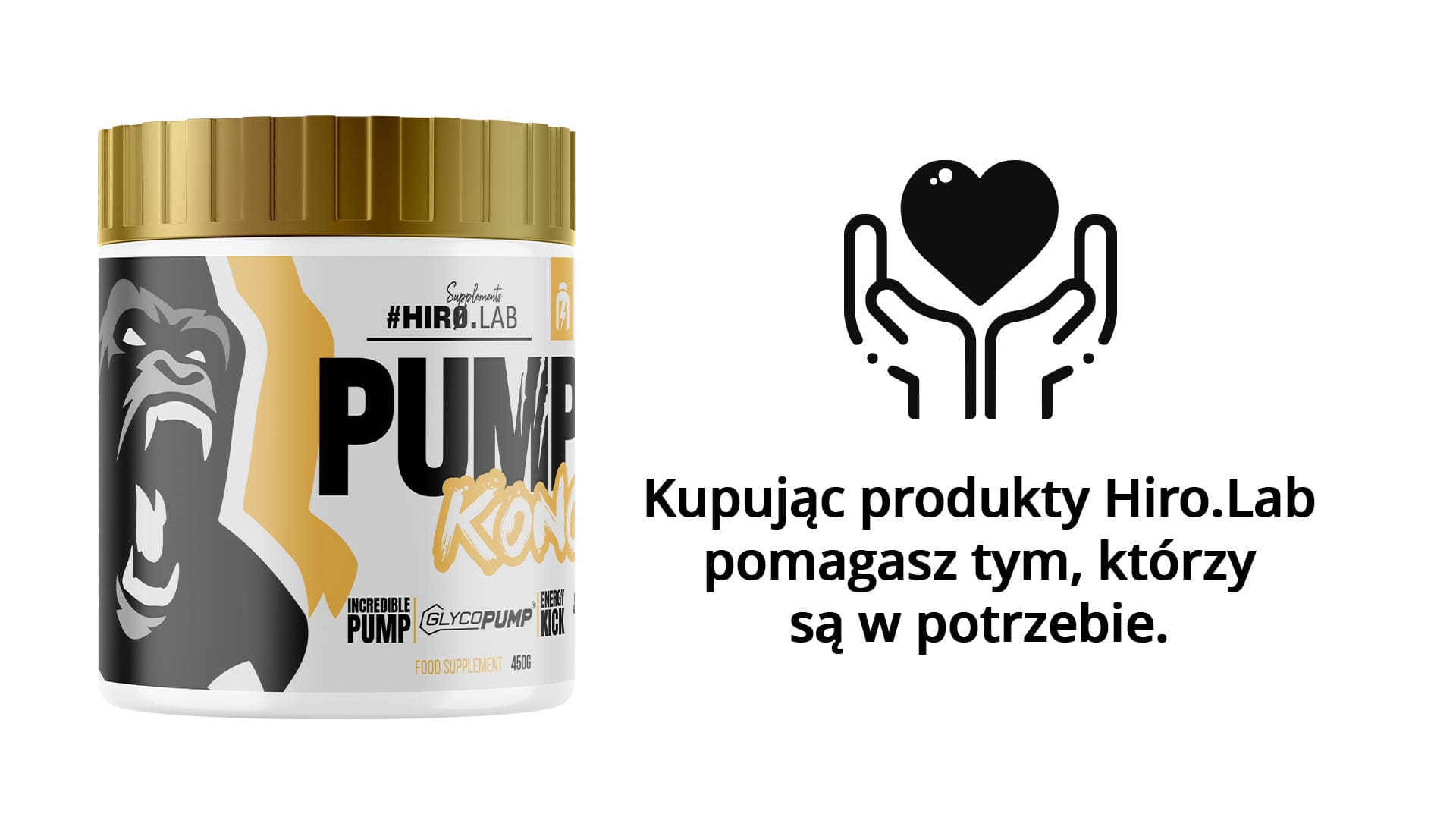 Hiro.Lab - Pump Kong - pré-entraînement, preworkout, supplément pré-entraînement pour pompe