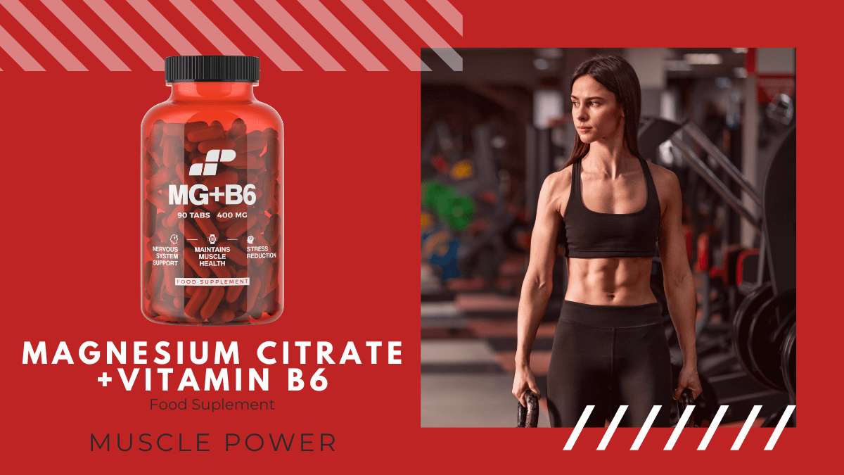 Magnez + Witamina B6 - wsparcie zdrowego snu, relaksu, przeciw skurczom ZMA