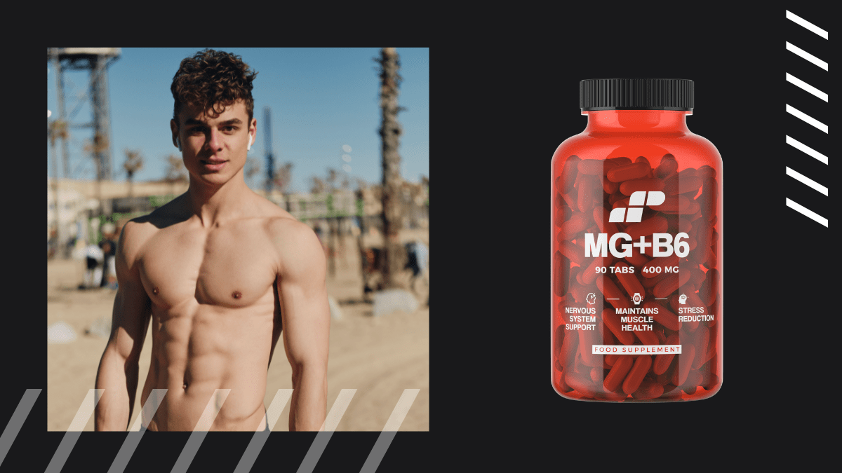 Magnez + Witamina B6 - wsparcie zdrowego snu, relaksu, przeciw skurczom ZMA