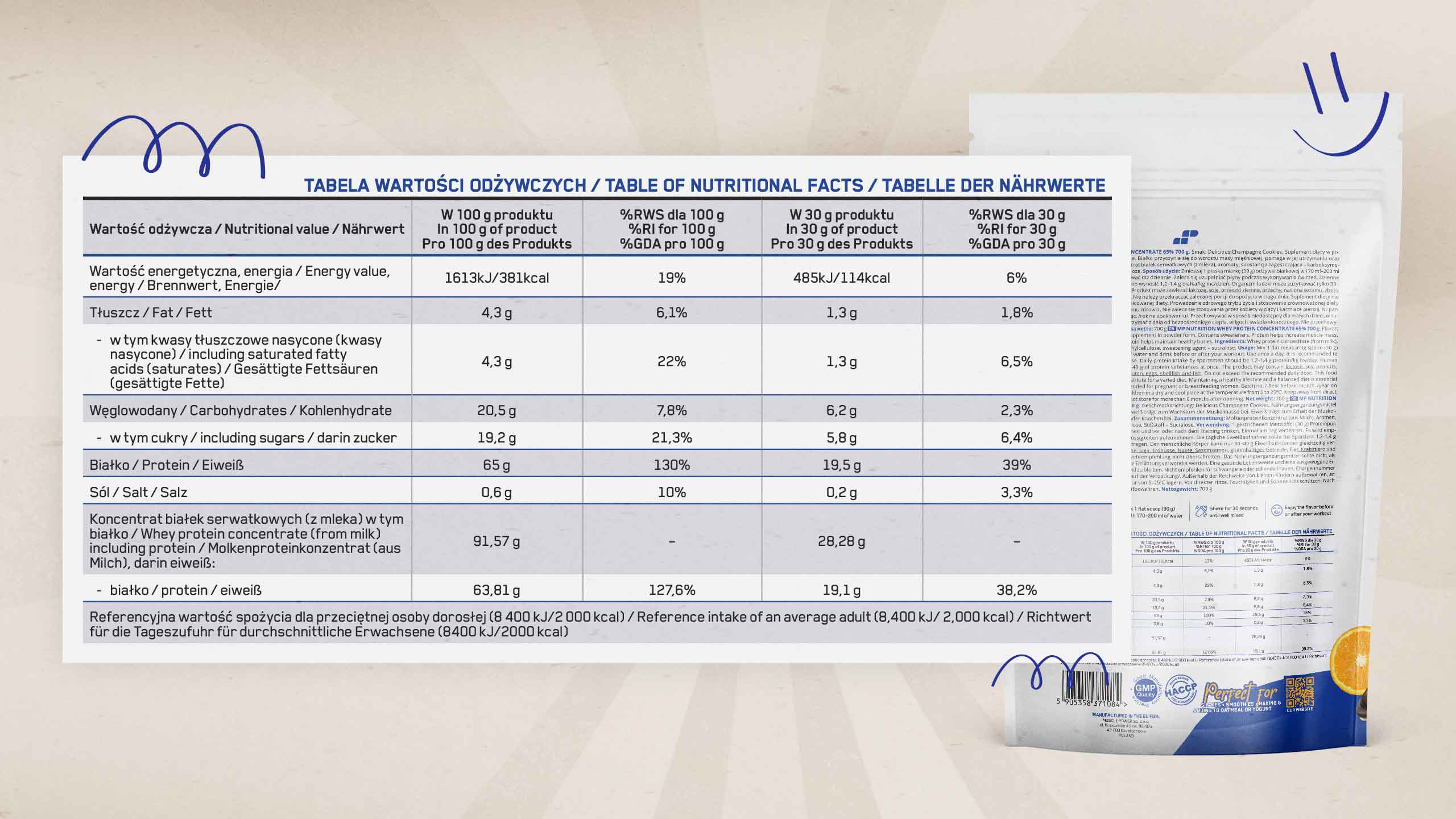 Very Nice Protein - supplément de protéines de lactosérum