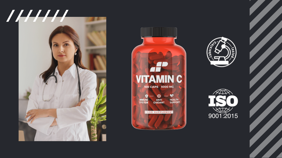 Mp Nutrition - Witamina C 1000mg - wsparcie odporności, antyoksydant
